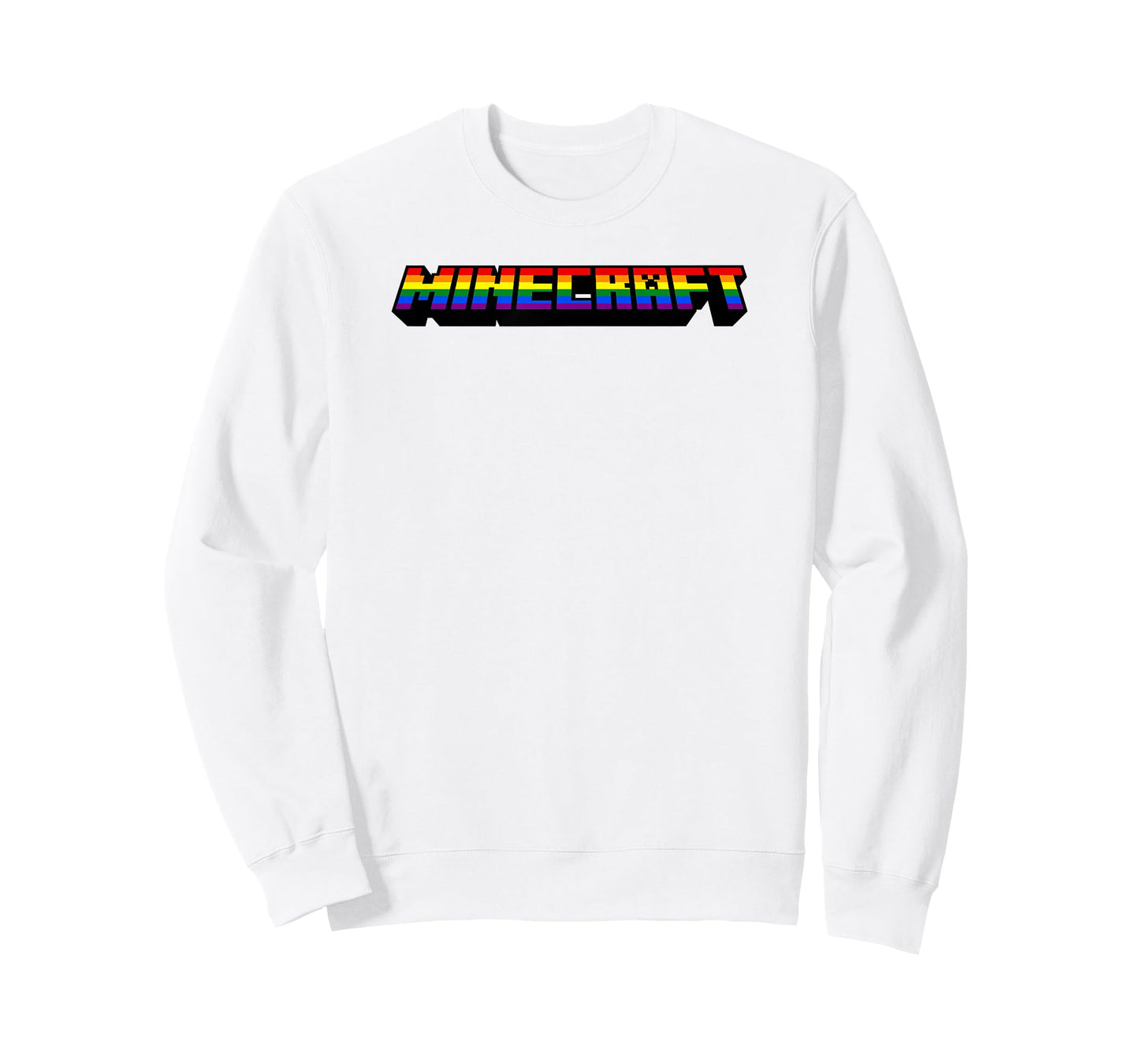 Minecraft Rainbow Logo T-Shirt