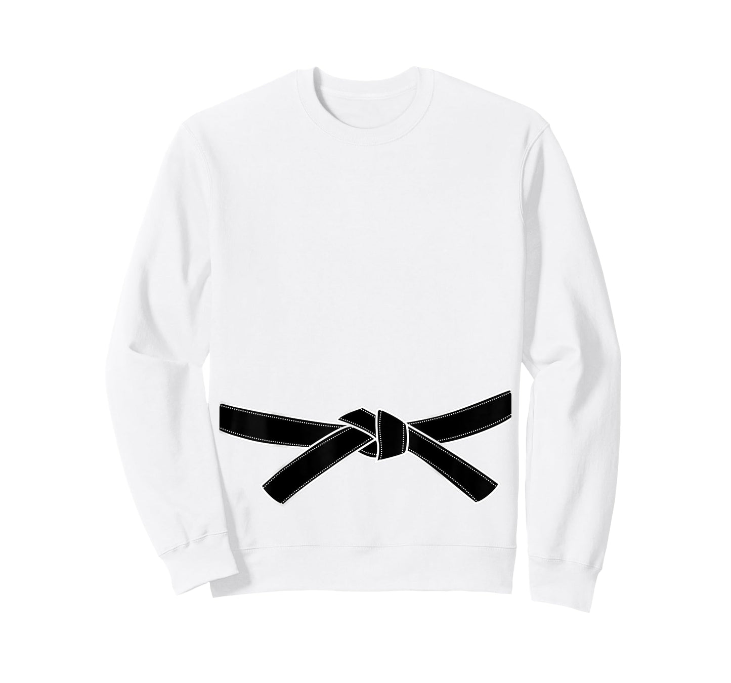 Ninja Karate Halloween Costume Black Belt Material Arts T-Shirt