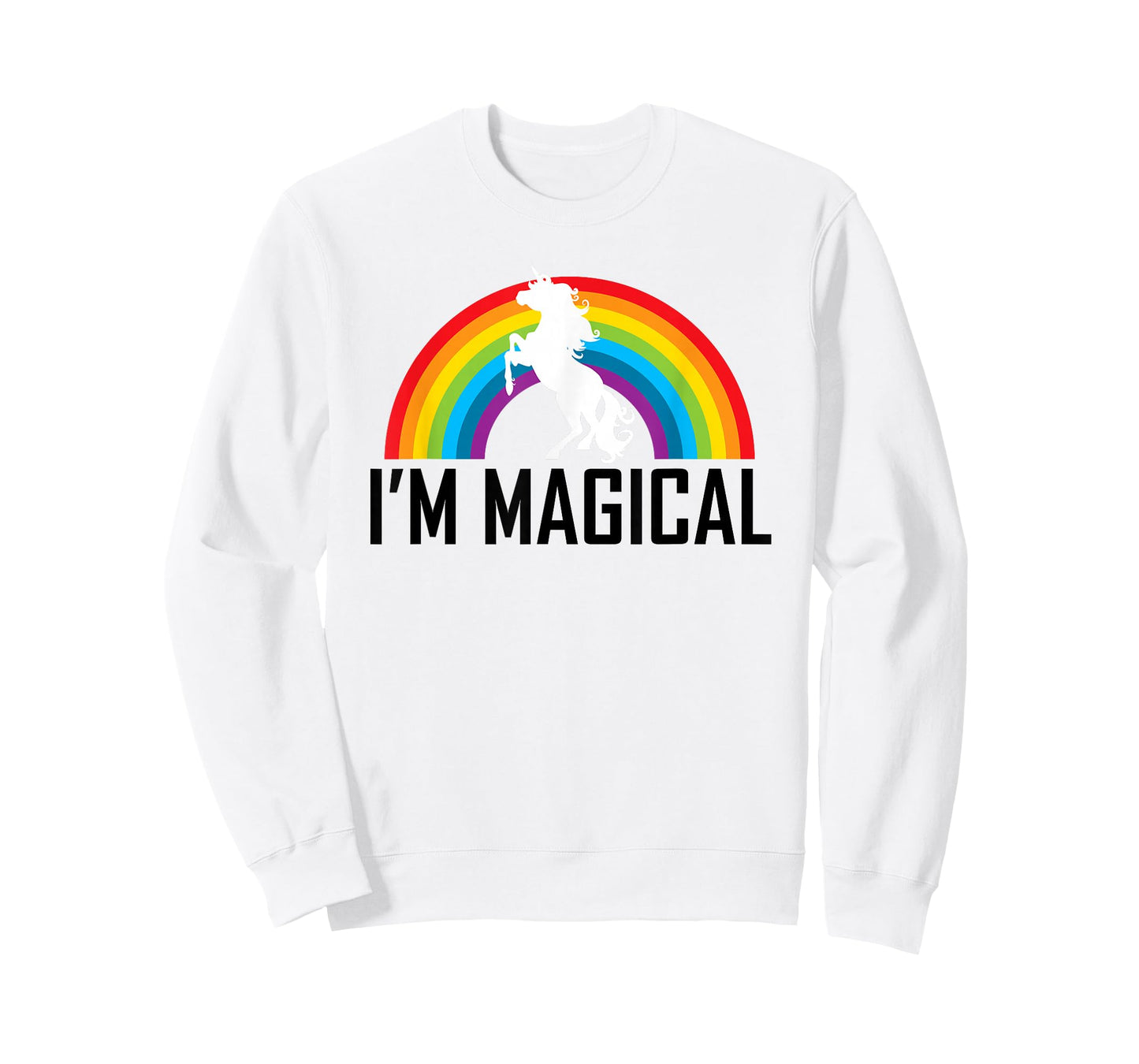 Unicorn I'm Magical Rainbow T Shirt for Girl Women Kids Gift T-Shirt