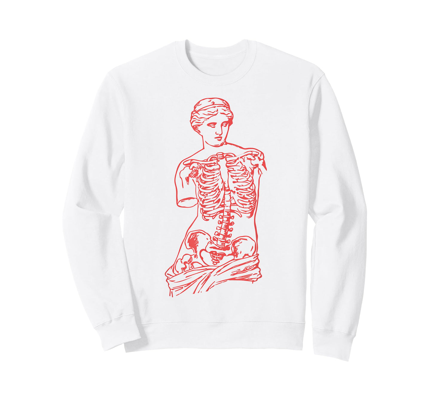 Venus Skeleton Vaporwave Aesthetic Soft Grunge T-Shirt