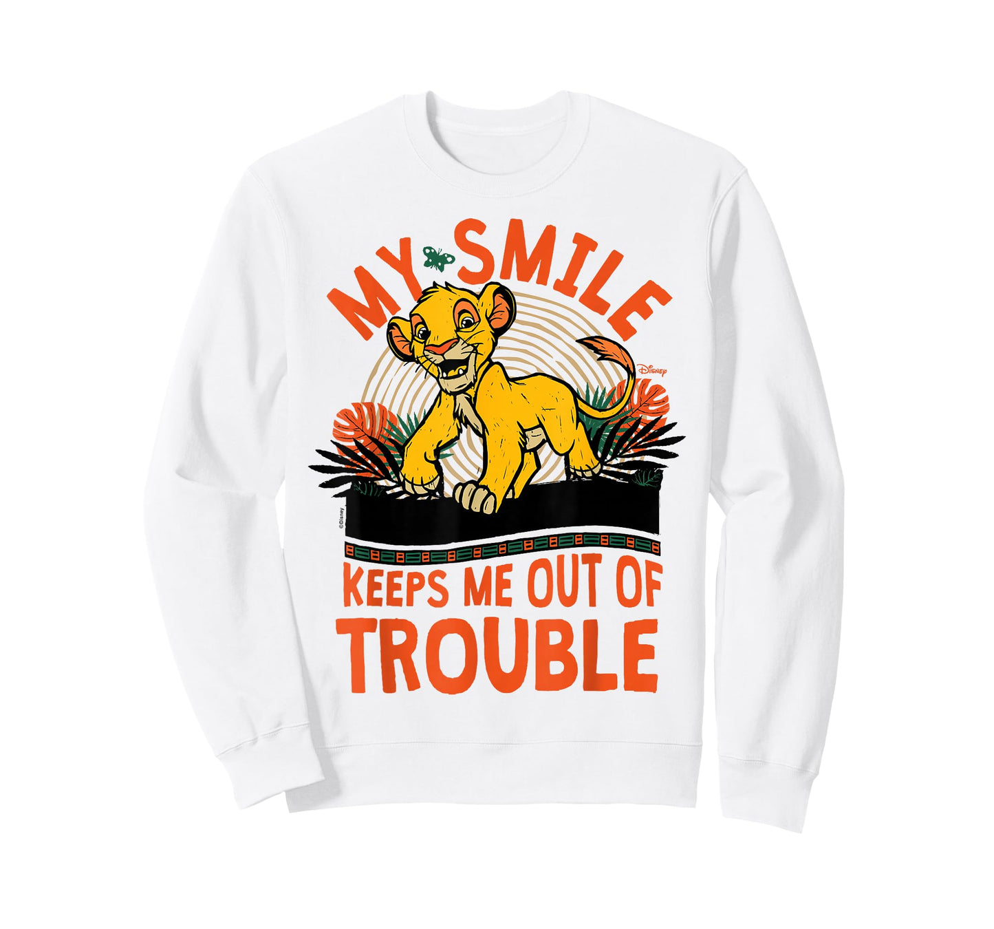 The Lion King - Simba My Smile Keeps Me Out Of Trouble T-Shirt