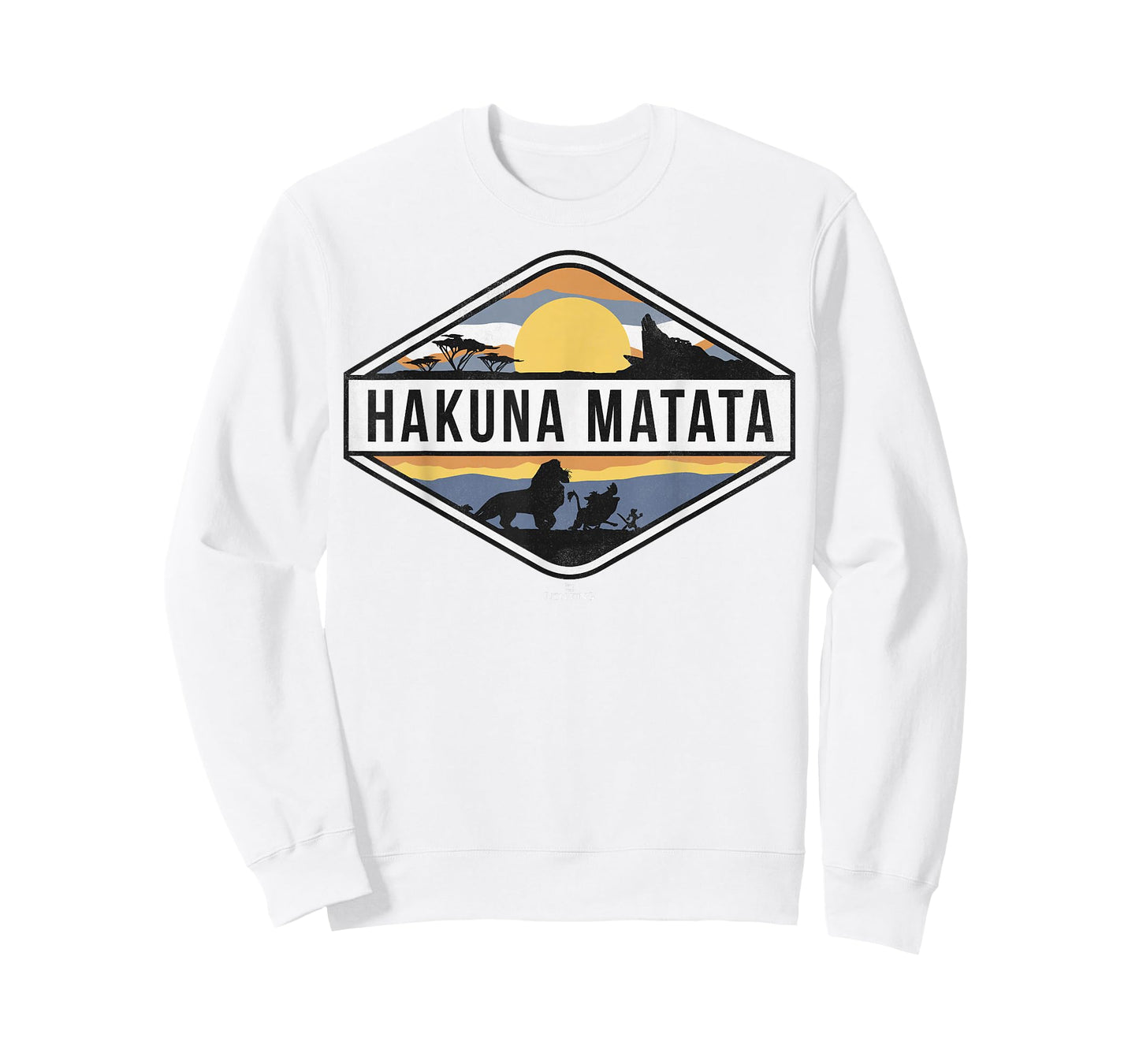 Disney Lion King Hakuna Matata Sunset Graphic T-Shirt T-Shirt