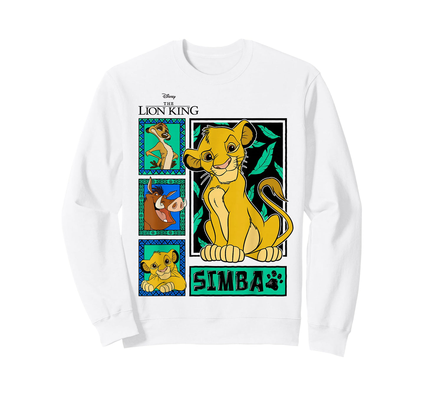 Disney The Lion King Simba Jungle Panels T-Shirt