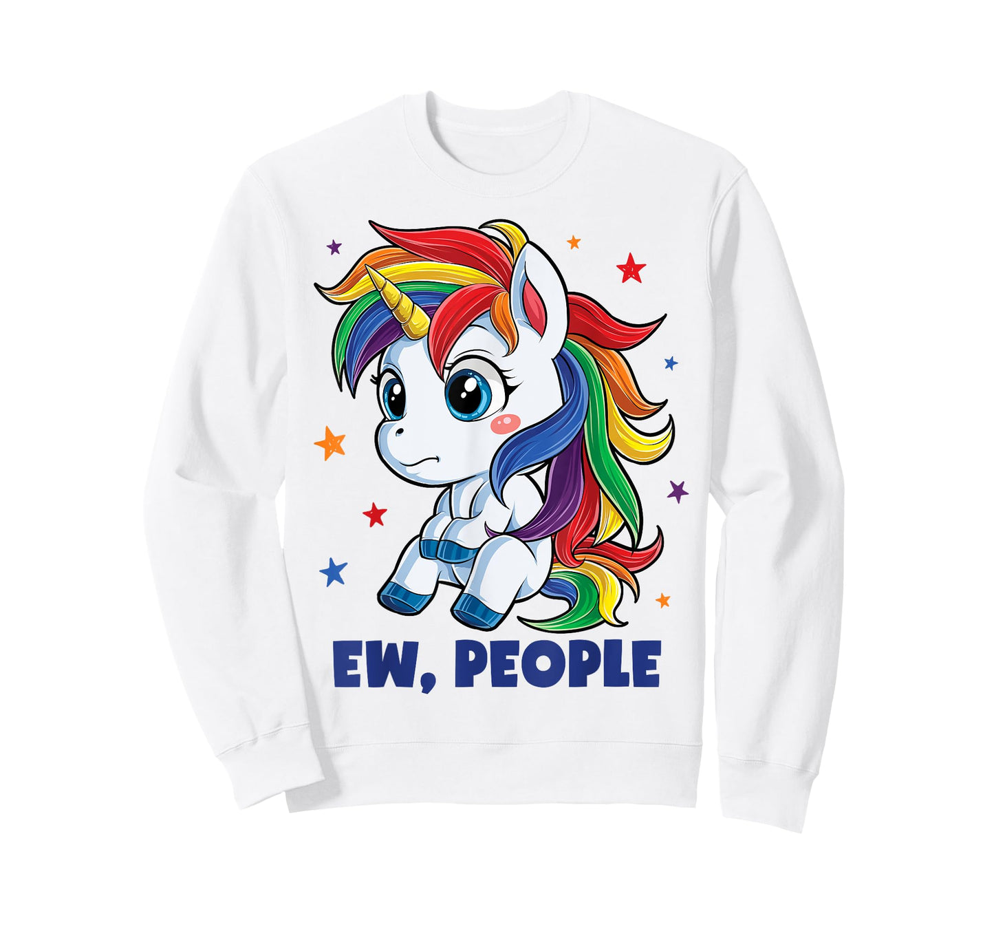 Unicorn Ew People T shirt Girls Funny Rainbow Unicorns Gift T-Shirt