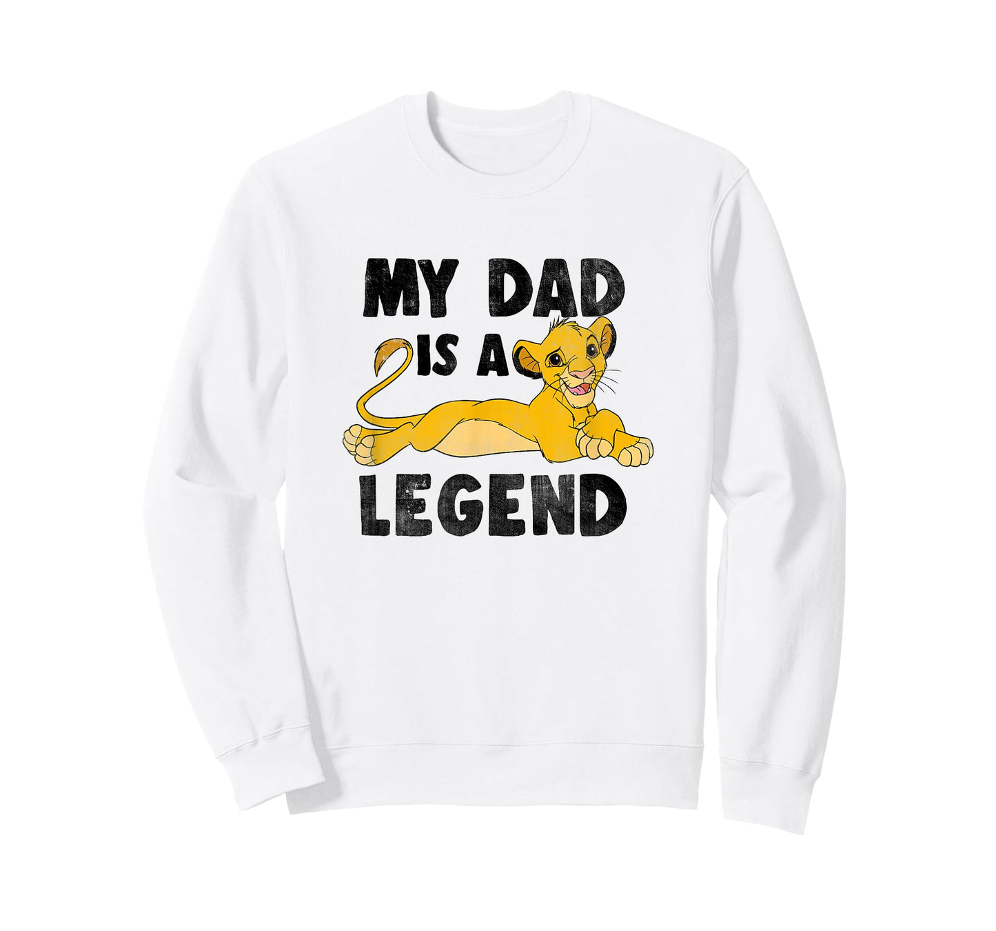 Disney The Lion King Father's Day My Dad Is A Legend Poster T-Shirt