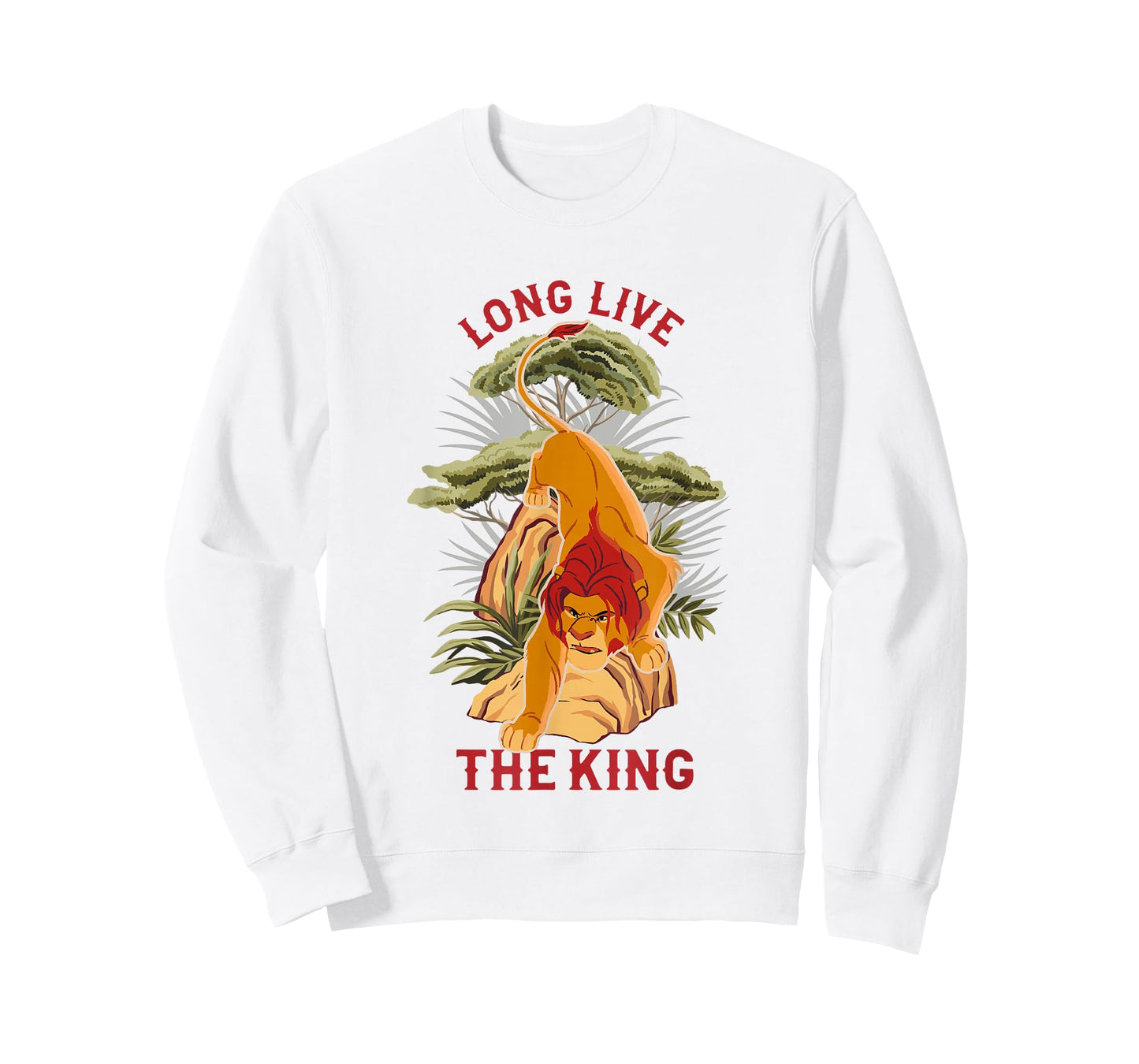 Disney The Lion King Simba Long Live The King Chest Poster T-Shirt