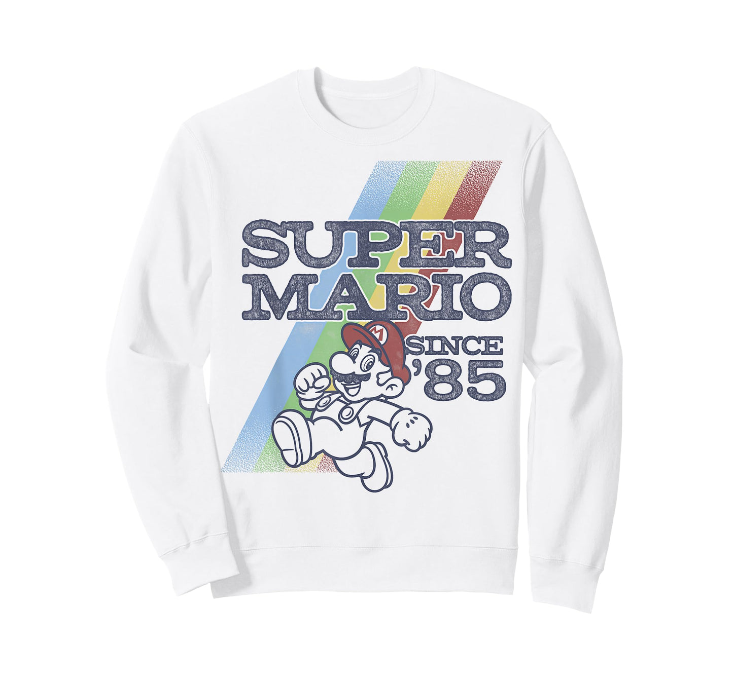 Nintendo Super Mario Retro Rainbow '85 Graphic T-Shirt T-Shirt