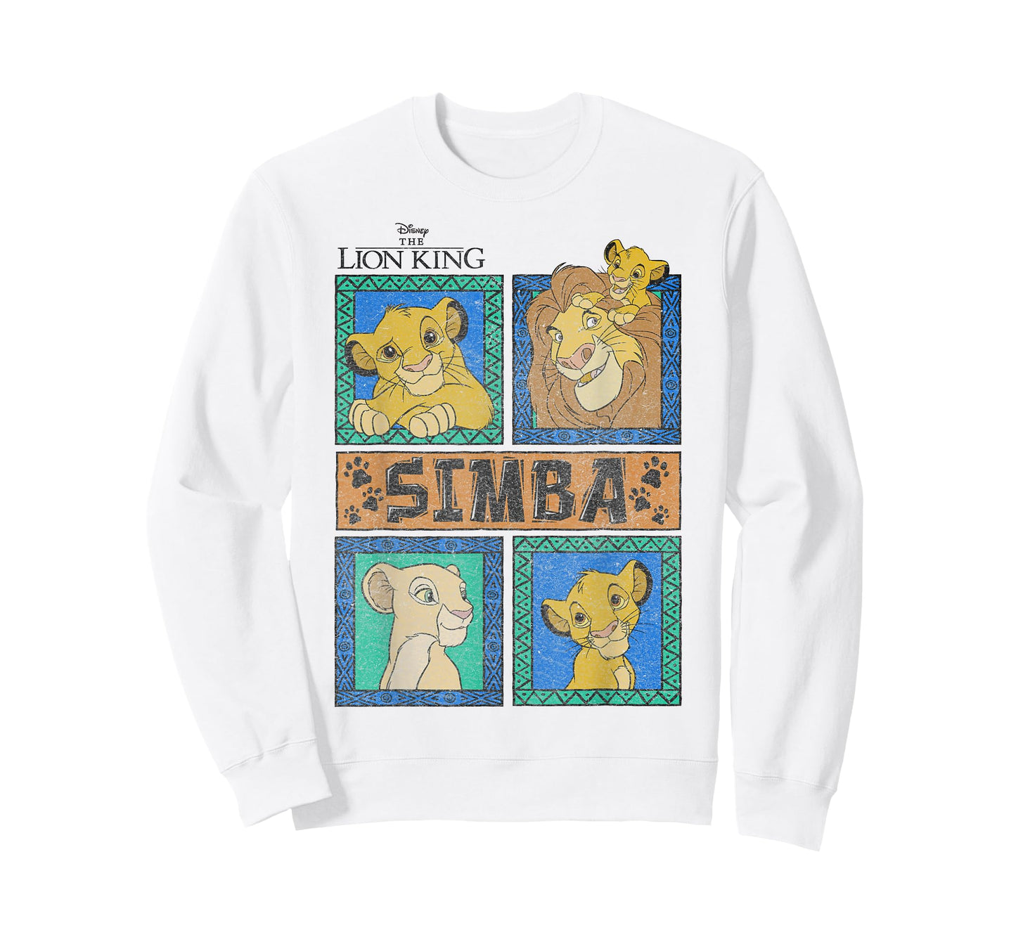 Disney The Lion King Simba Family Panels T-Shirt