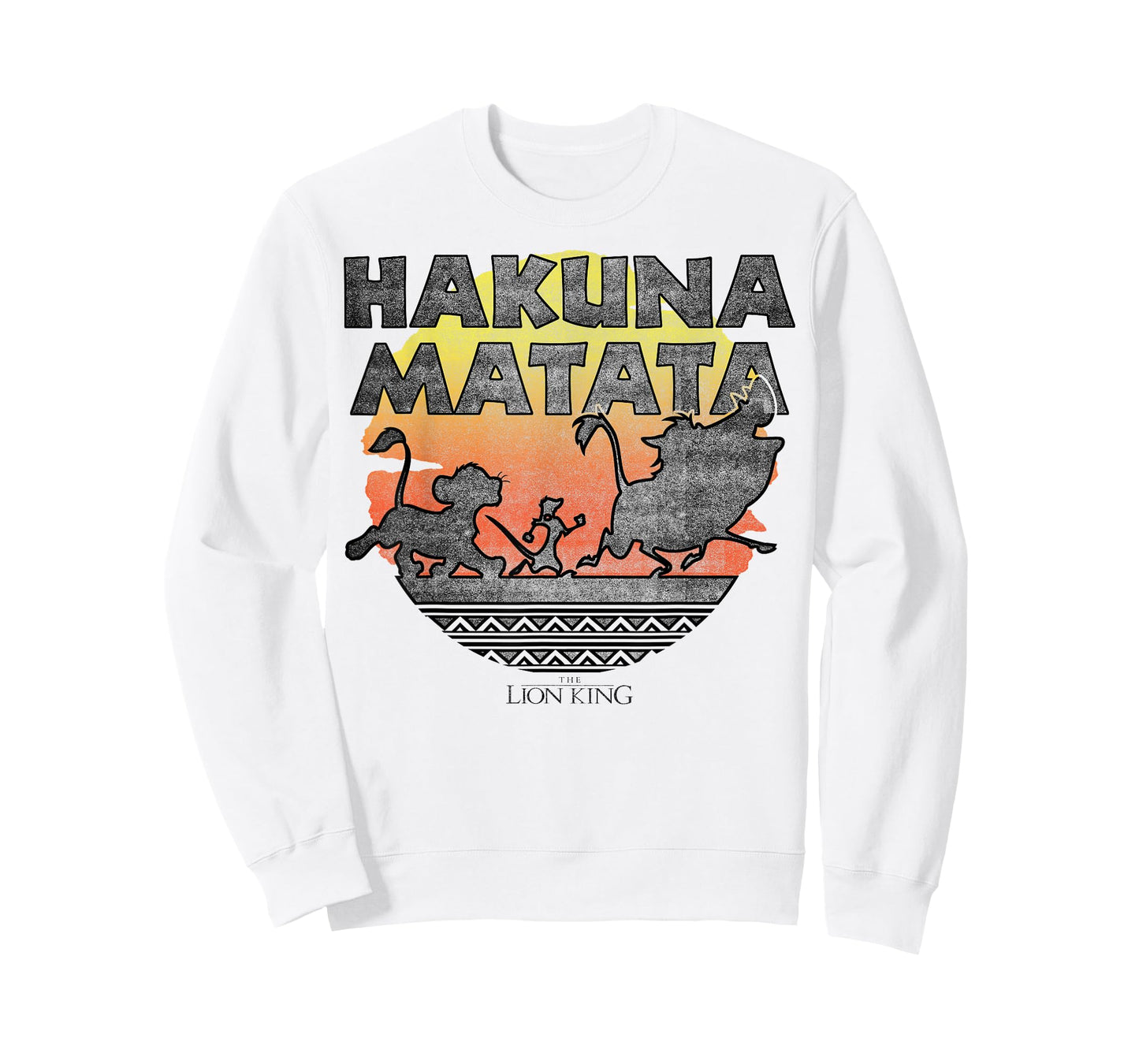 Disney The Lion King Hakuna Matata Sunset Silhouette Poster T-Shirt