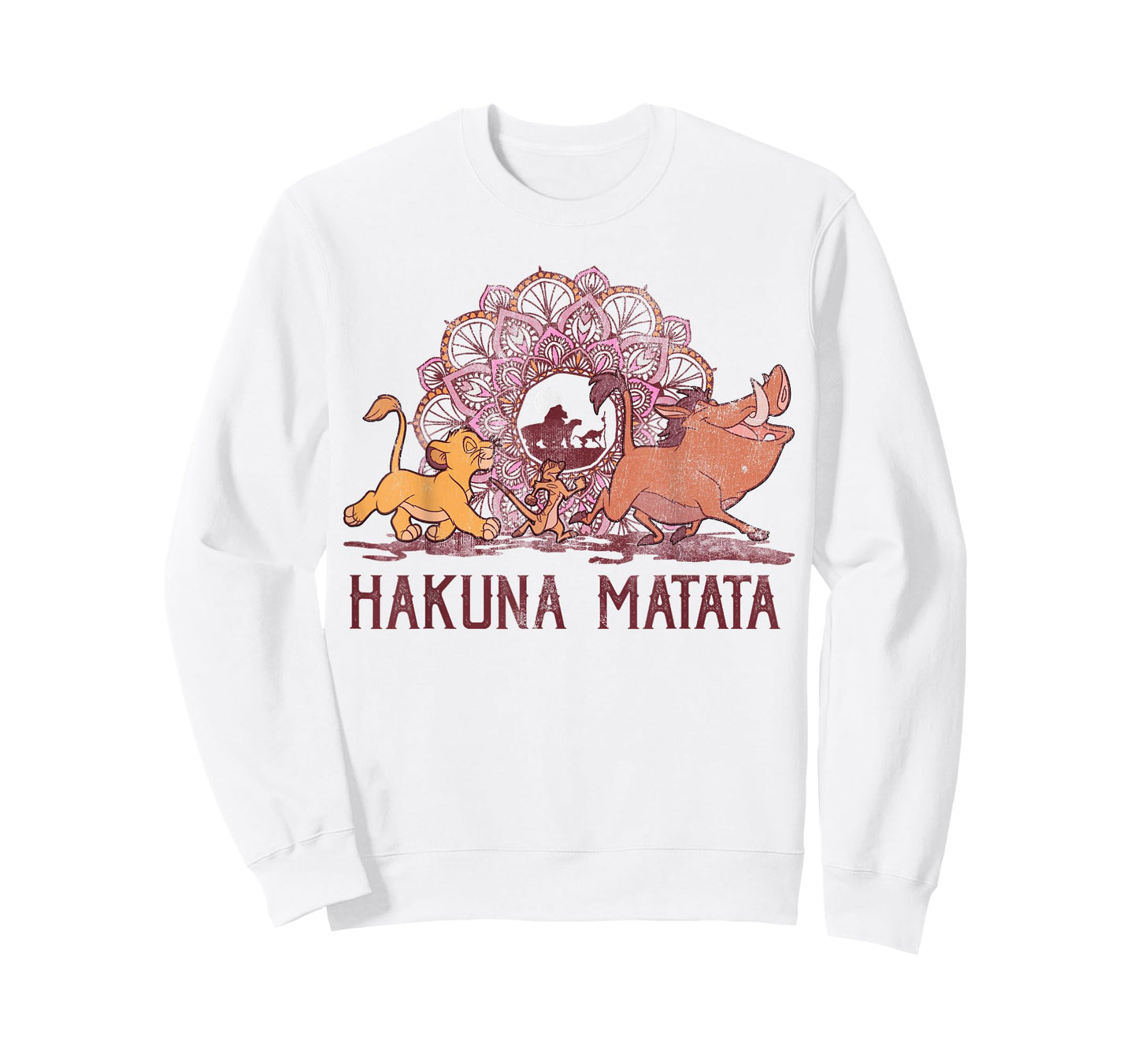 Disney Lion King Hakuna Matata Henna Group Shot Portrait T-Shirt