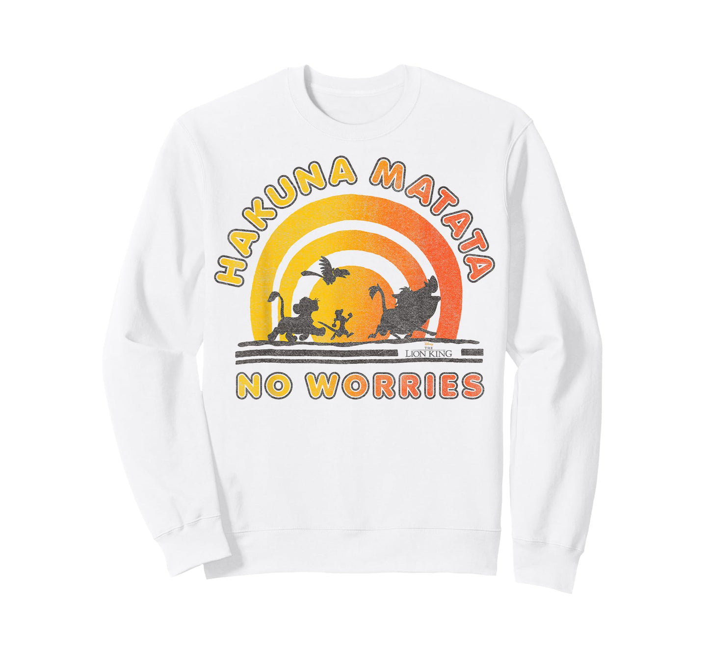 Disney The Lion King Hakuna Matata No Worries Sunset Logo T-Shirt