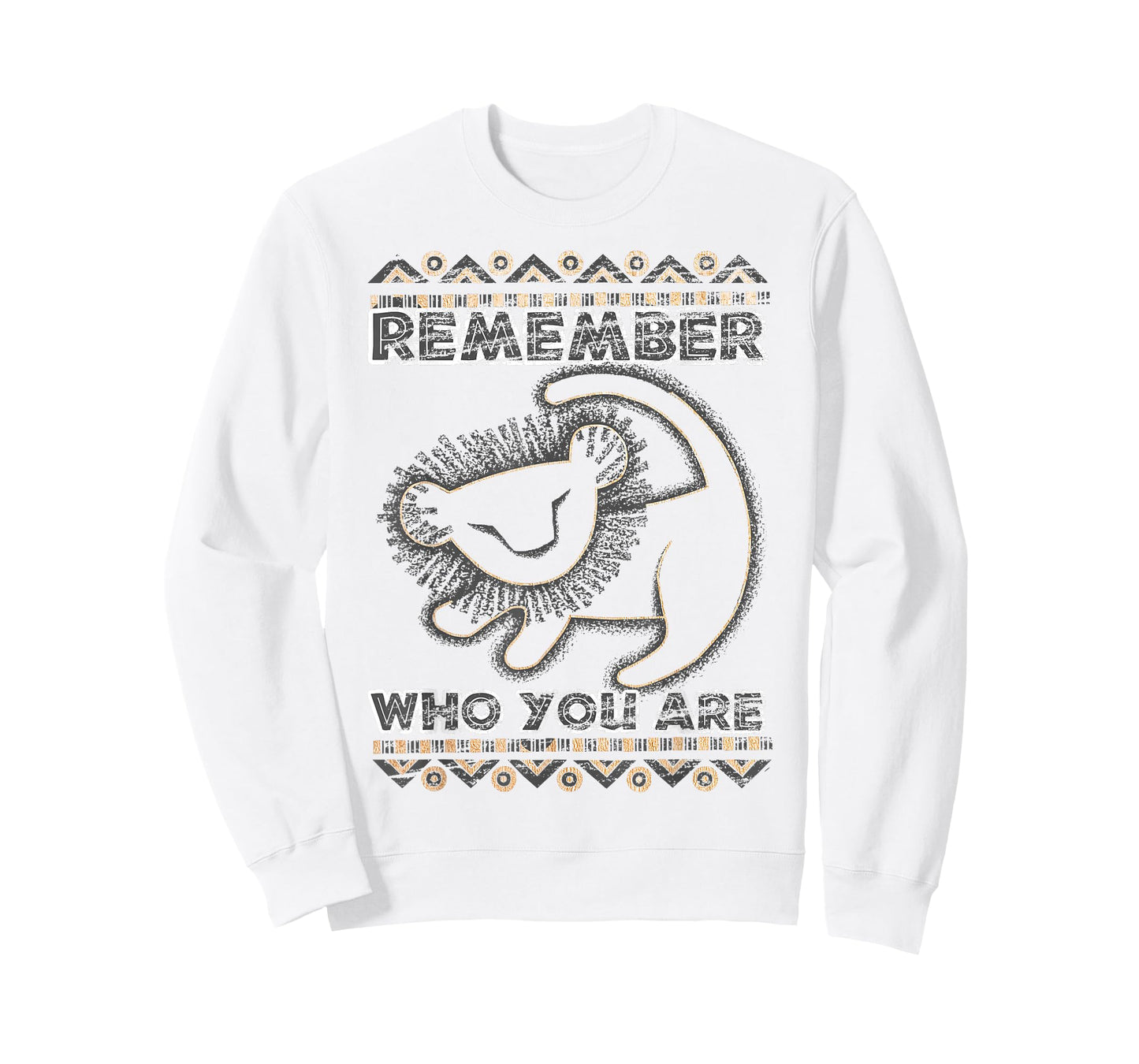 Disney Lion King Remember Who You are Geometric Portrait T-Shirt