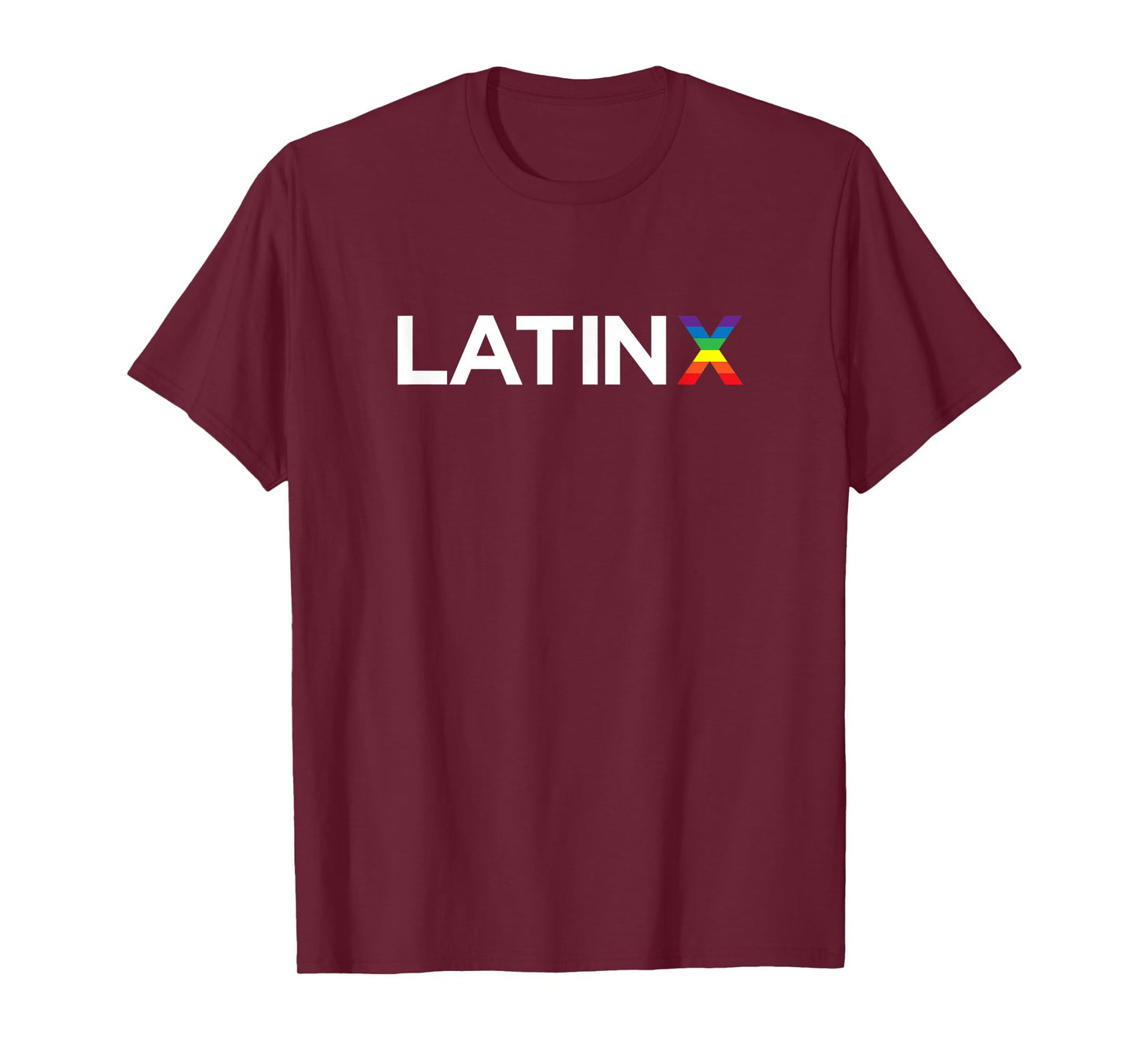 Latinx Rainbow Flag T-Shirt - Latin Gender Neutral Pride