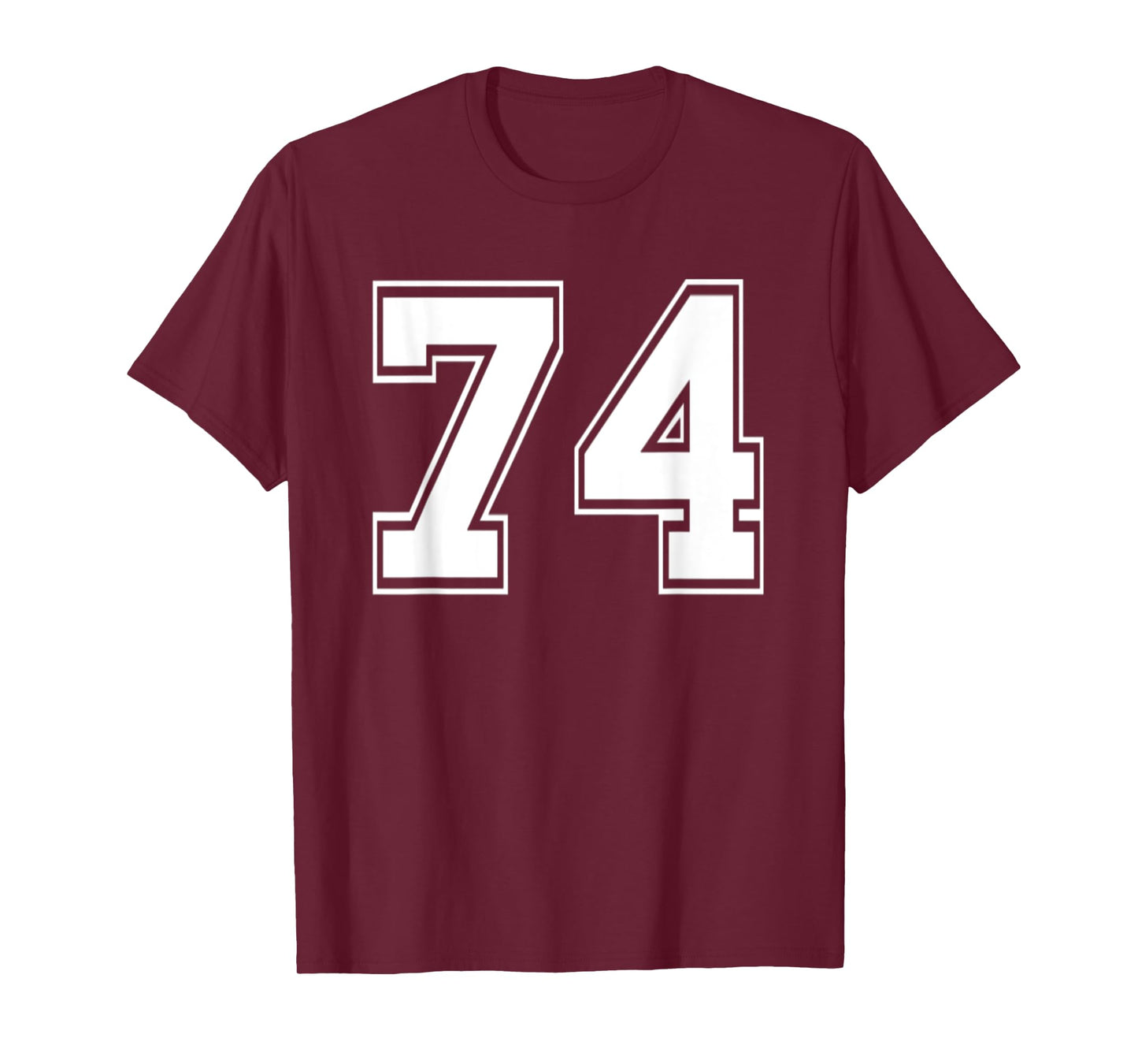 Number 74 Basketball Jersey Baseball Football Shirt T-Shirt