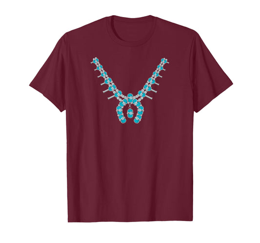 Squash blossom Necklace T-shirt Native American T-Shirt