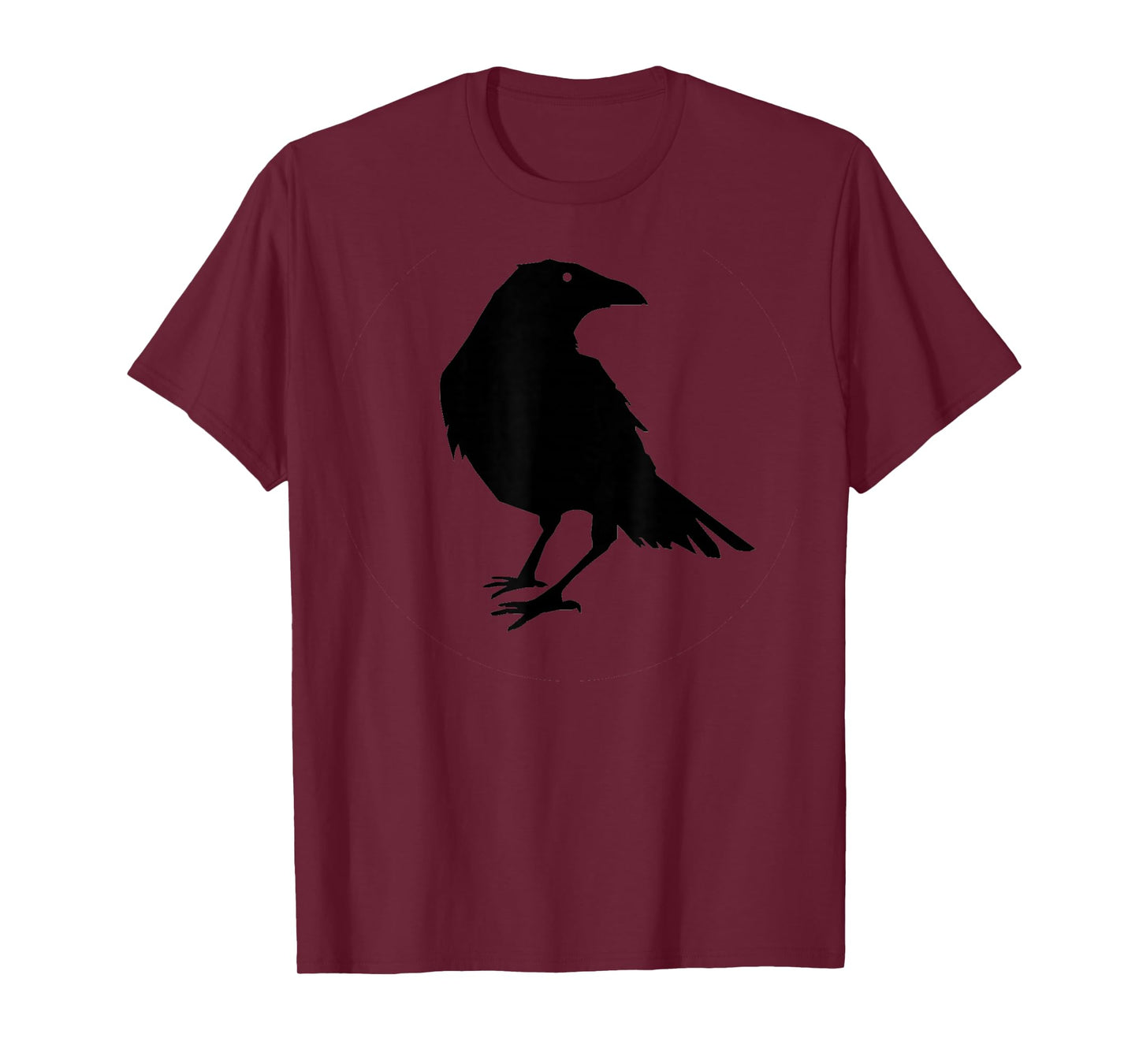 Beautiful Black Crow Raven Bird Silhouette T-Shirt T-Shirt