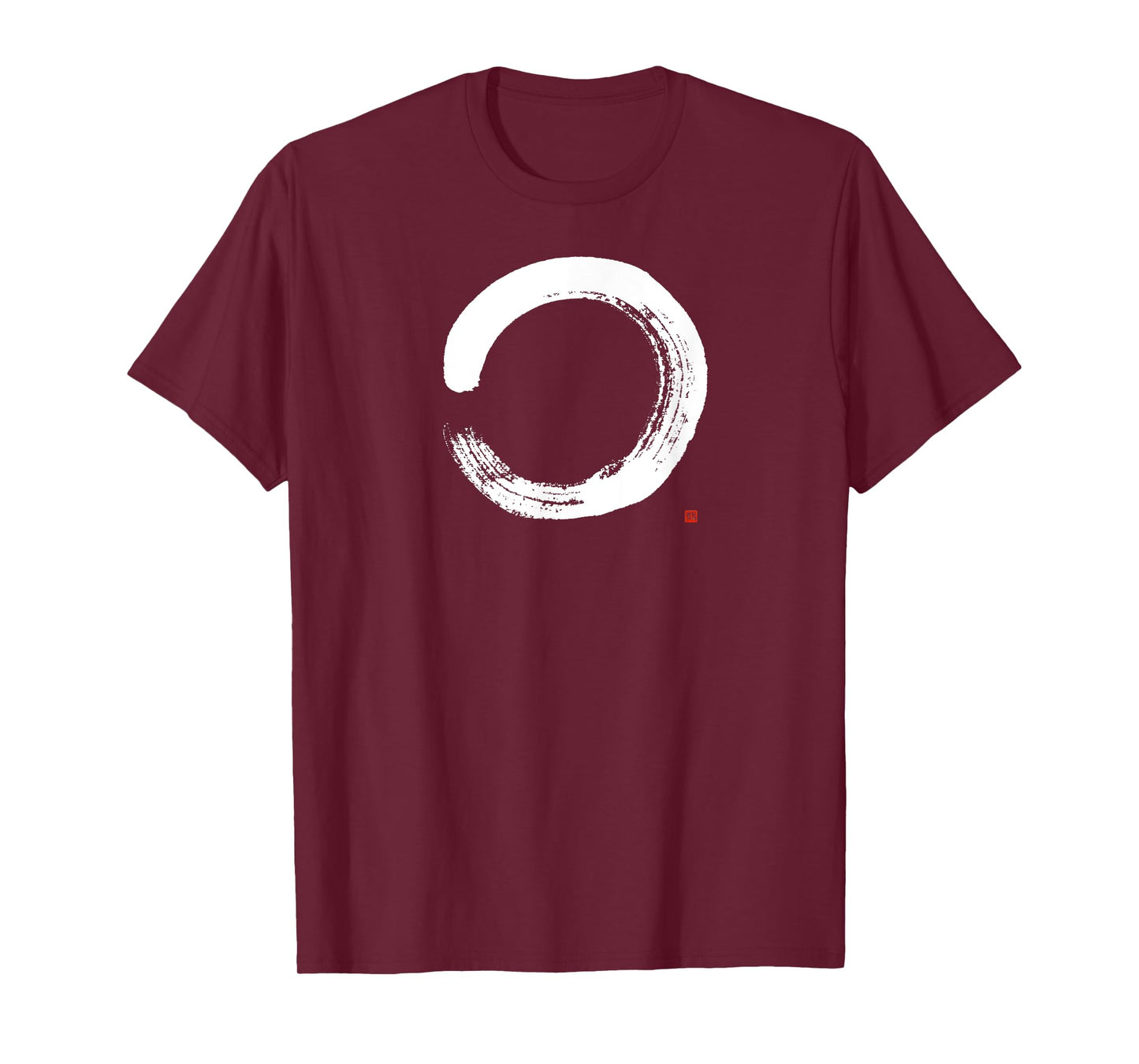 Enso Circle T-shirt: Artistic Japanese Zen Enso Painting T-Shirt