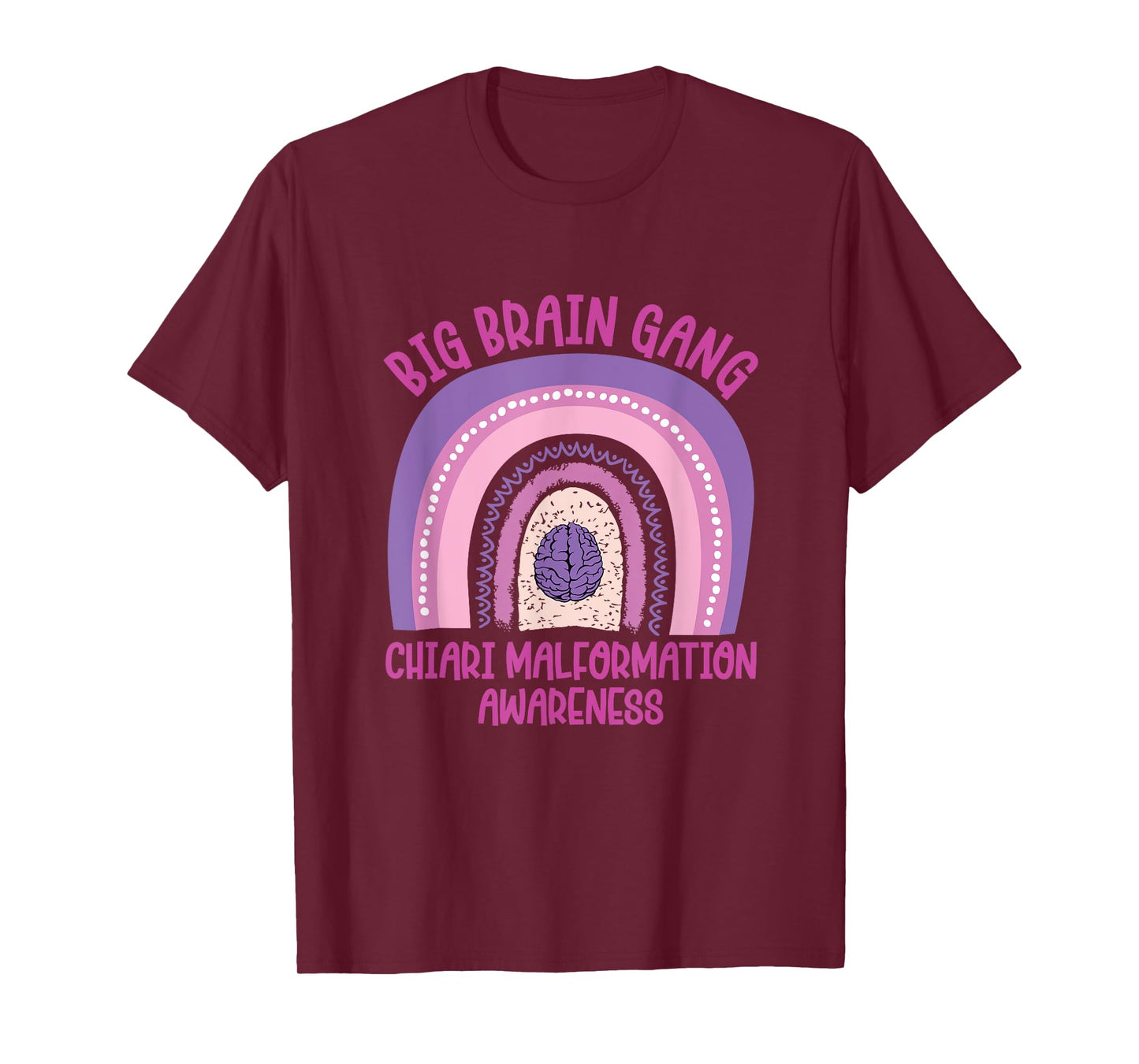 big brain gang Arnold Chiari Malformation awareness T-Shirt