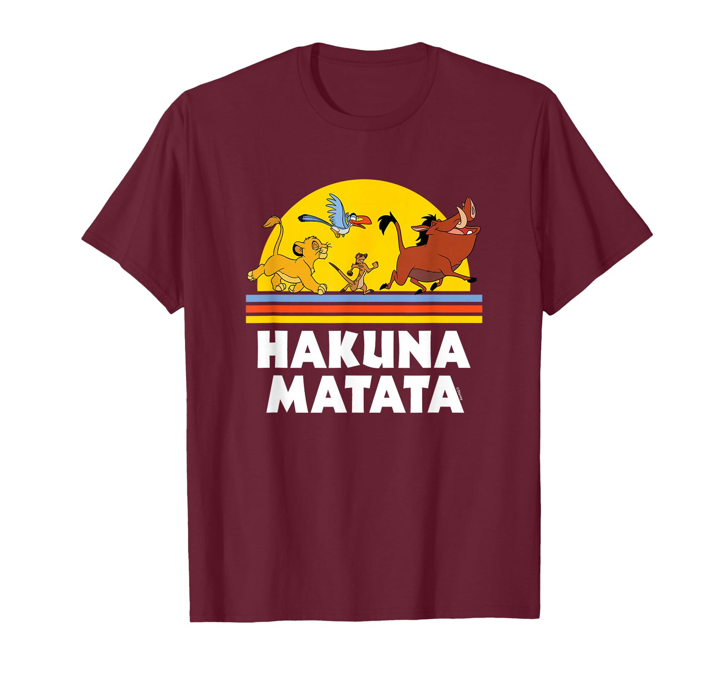 Lion King - Hakuna Matata Sunset T-Shirt
