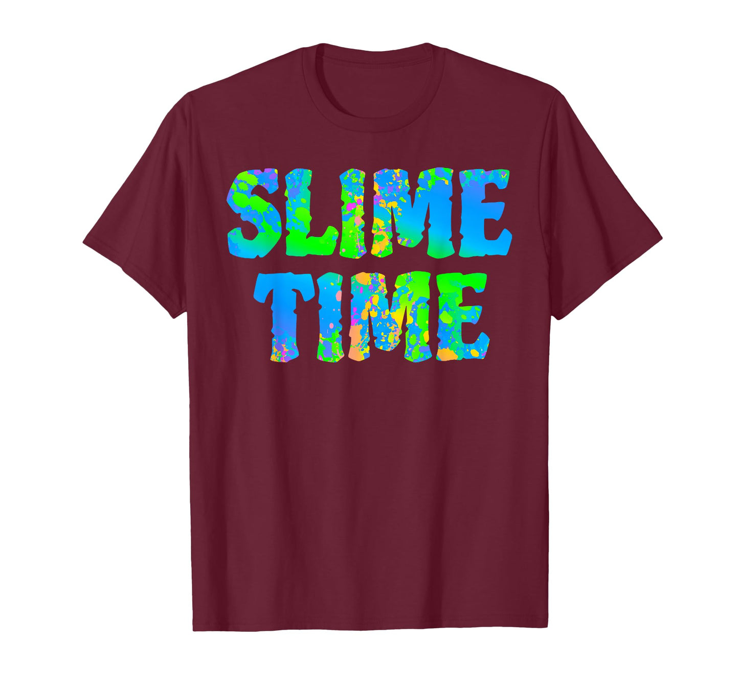 Slime Time T Shirt Funny Trendy Blue Kids Boys Girls Gift T-Shirt