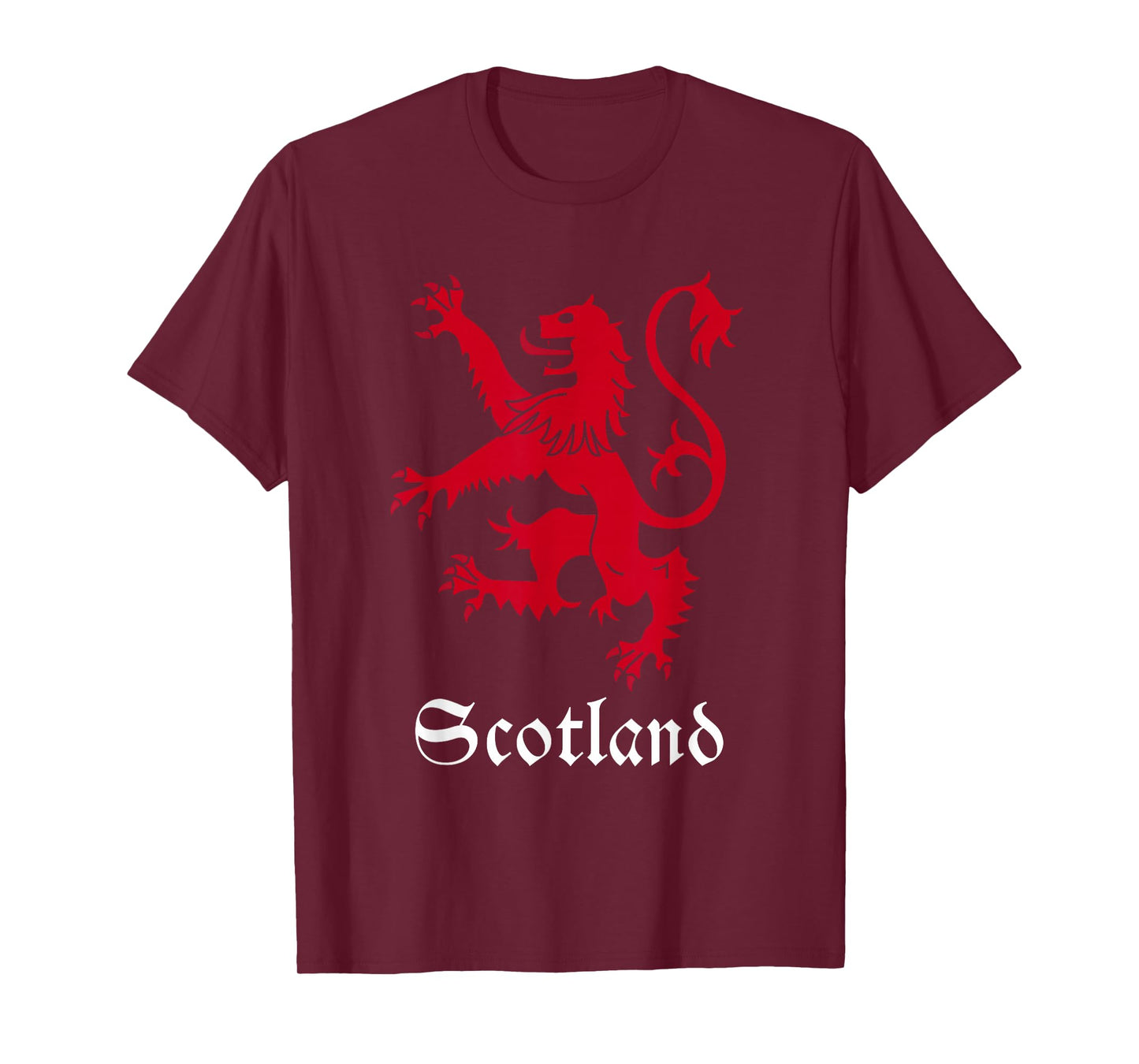 Scottish Lion Rampant T-shirt Scotland Coat Arms Gift Emblem T-Shirt