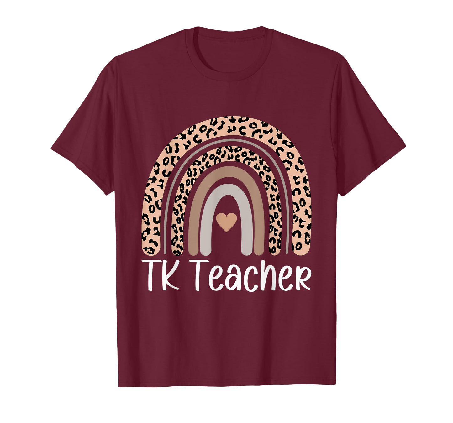 TK Teacher Rainbow Back To School Cute Teacher Men Women T-Shirt