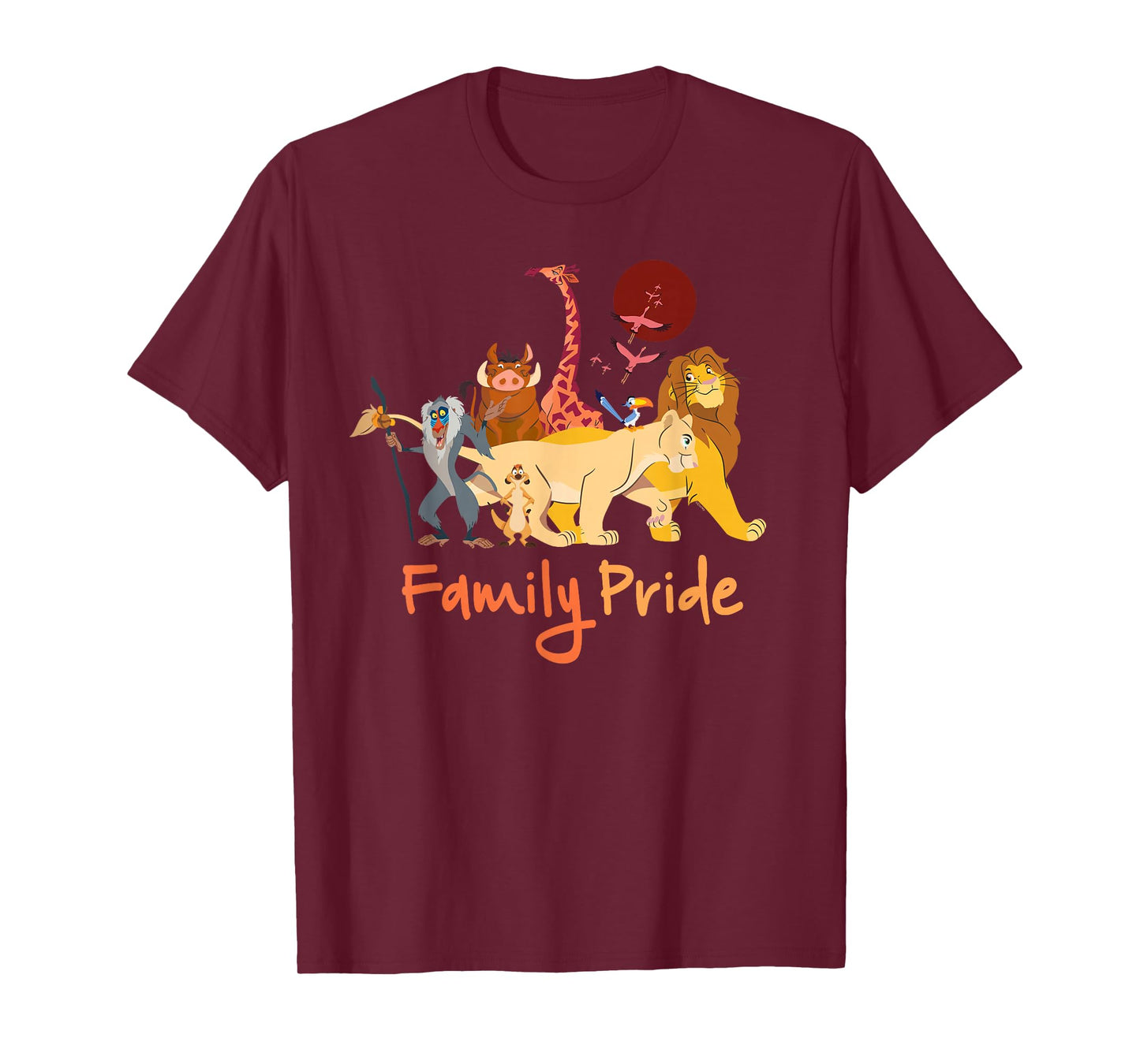 Disney The Lion King Simba & Friends Family Pride Matching T-Shirt