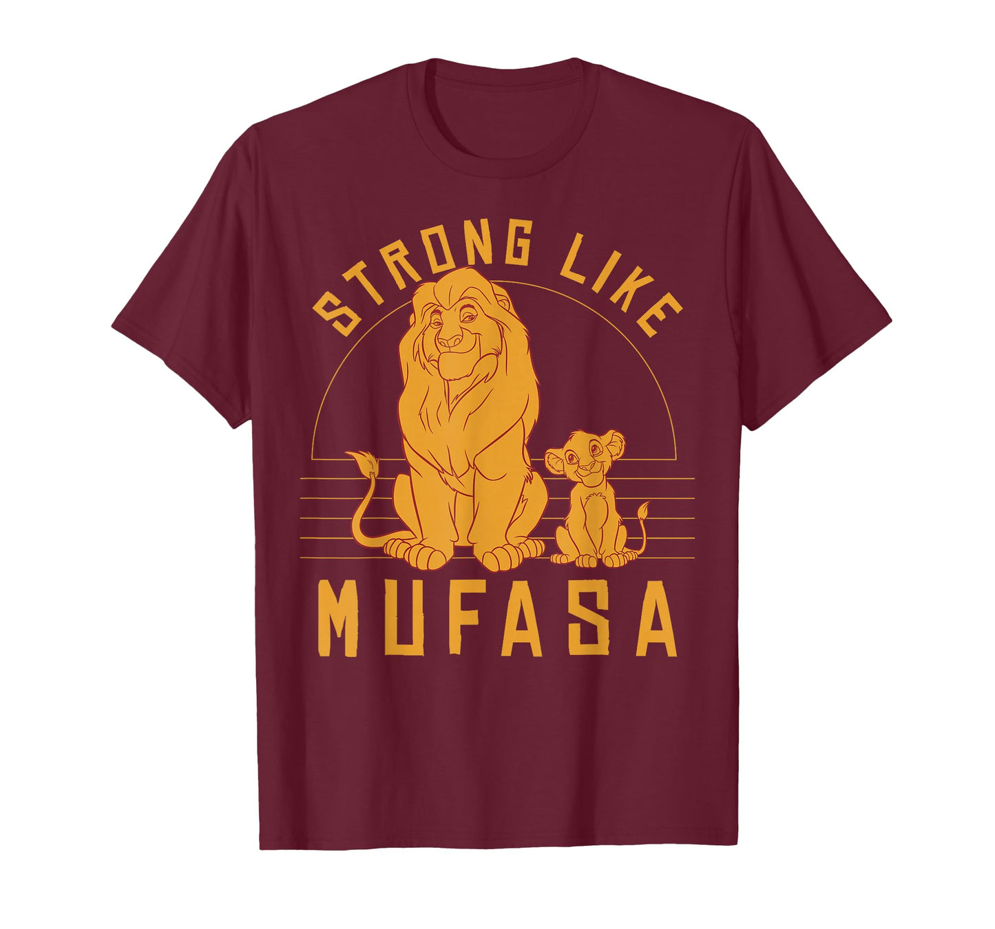 Disney Lion King Strong Like Mufasa Simba Graphic T-Shirt T-Shirt