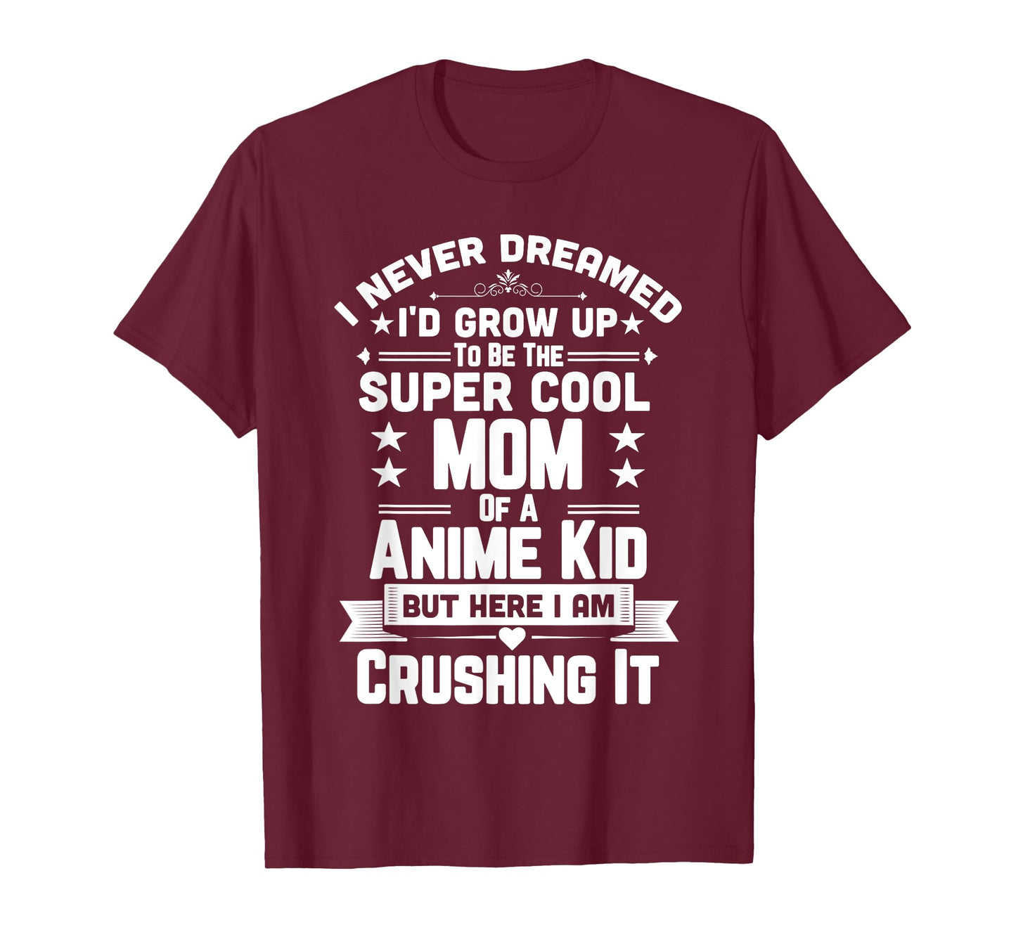 Super Cool Mom Of A Anime Art Design Culture Kid Shirt