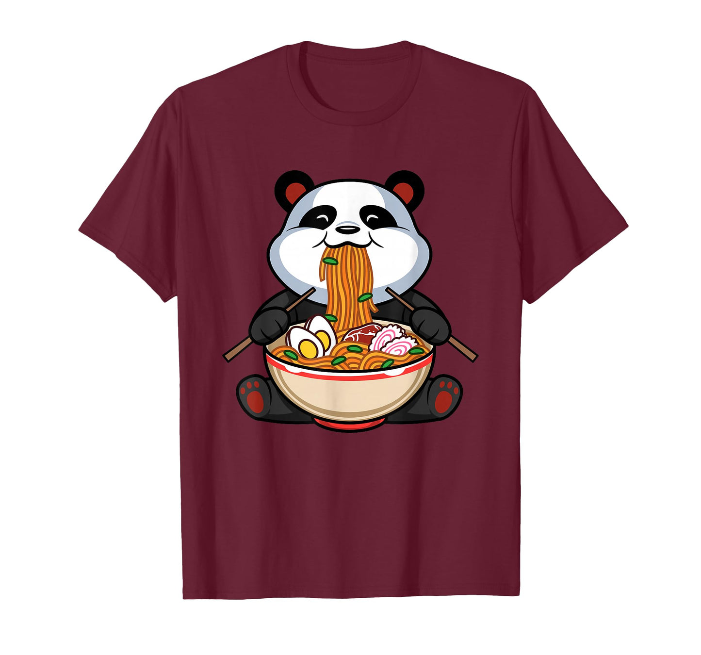 Awesome Otaku Japanime Lover Outfit Men Women Kids Funny Cute Kawaii Panda Ramen Noodles Japanese Anime Gift T-Shirt