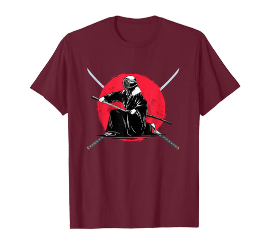 Kendo Sword Combat Gift Martial Artist Japan T-Shirt