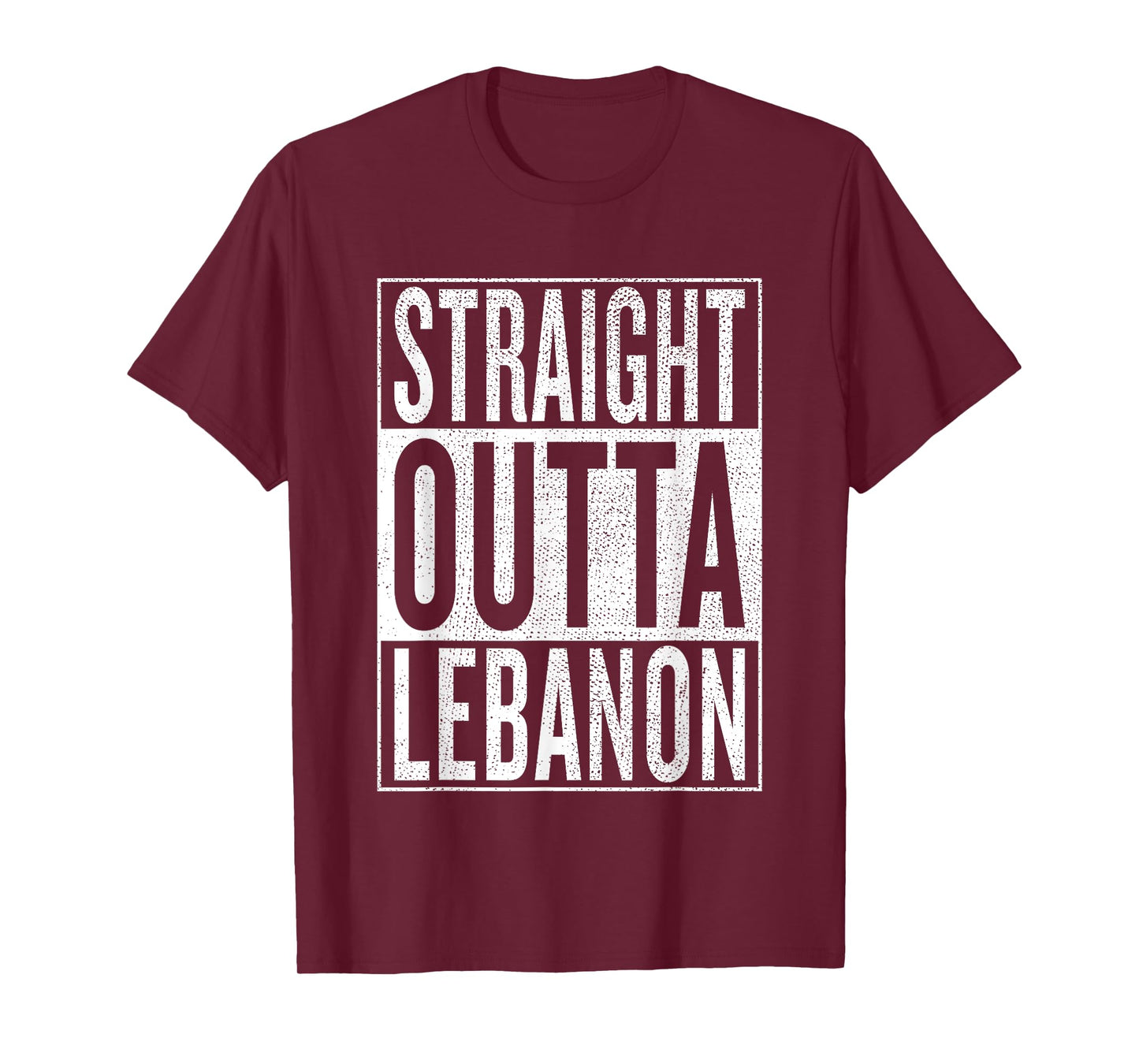 Straight Outta Lebanon Great Travel & Gift Idea T-Shirt T-Shirt