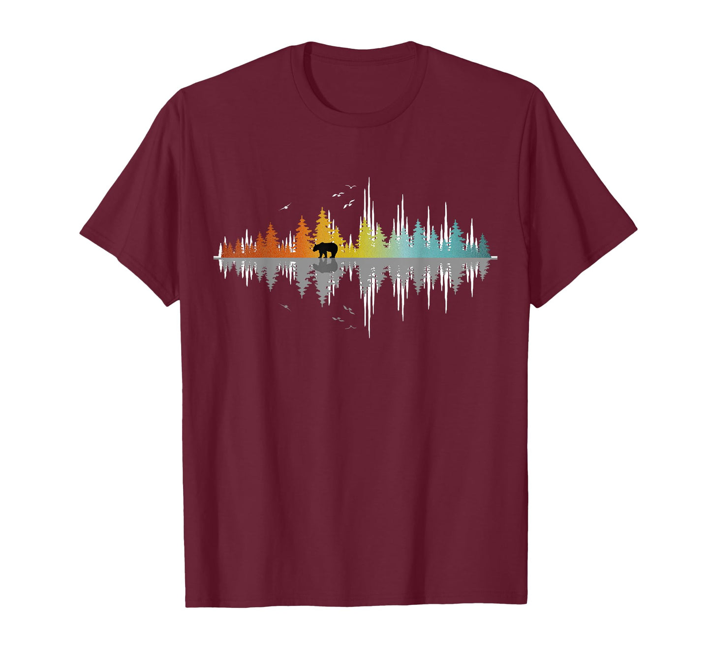 The Sound Of Nature- Sound Waves T Shirt Design