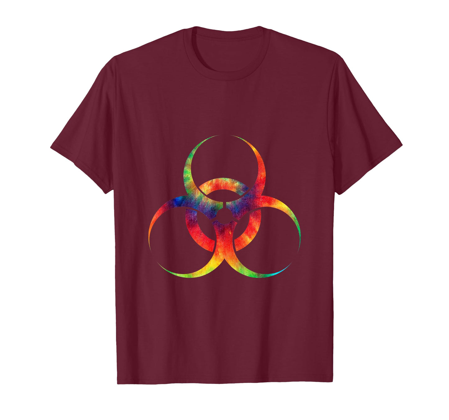 Tie Dye Nuclear Waste Toxic Symbol Tie Dyed T Shirt T-Shirt