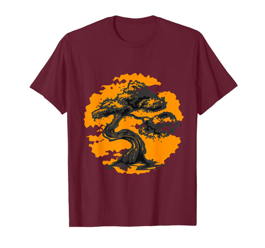 Bonsai T Shirt Tree Zen Buddhist TShirt T-Shirt