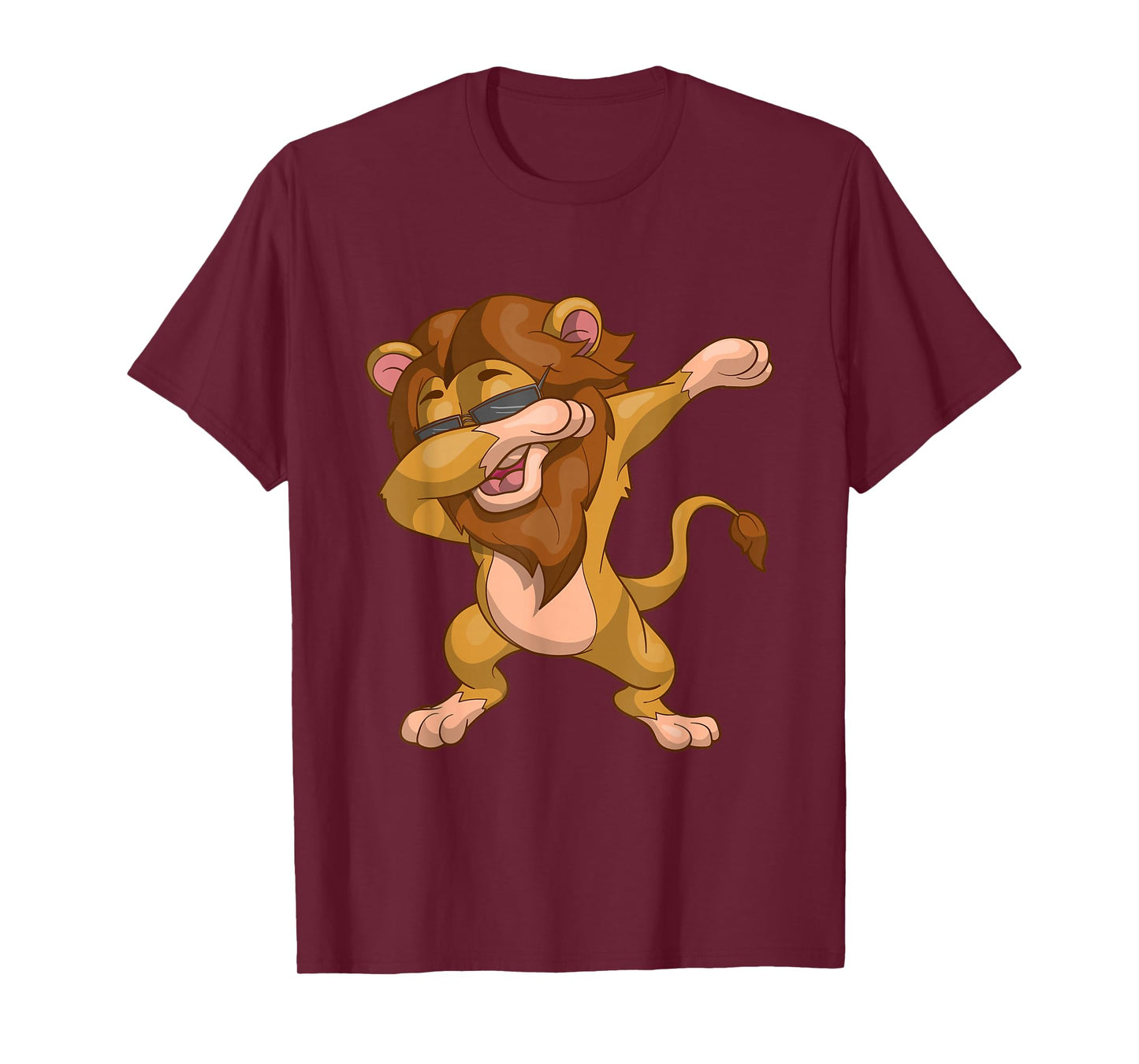 Funny Animal Gift Idea Dabbing Cool Lion Dab Lion T-Shirt