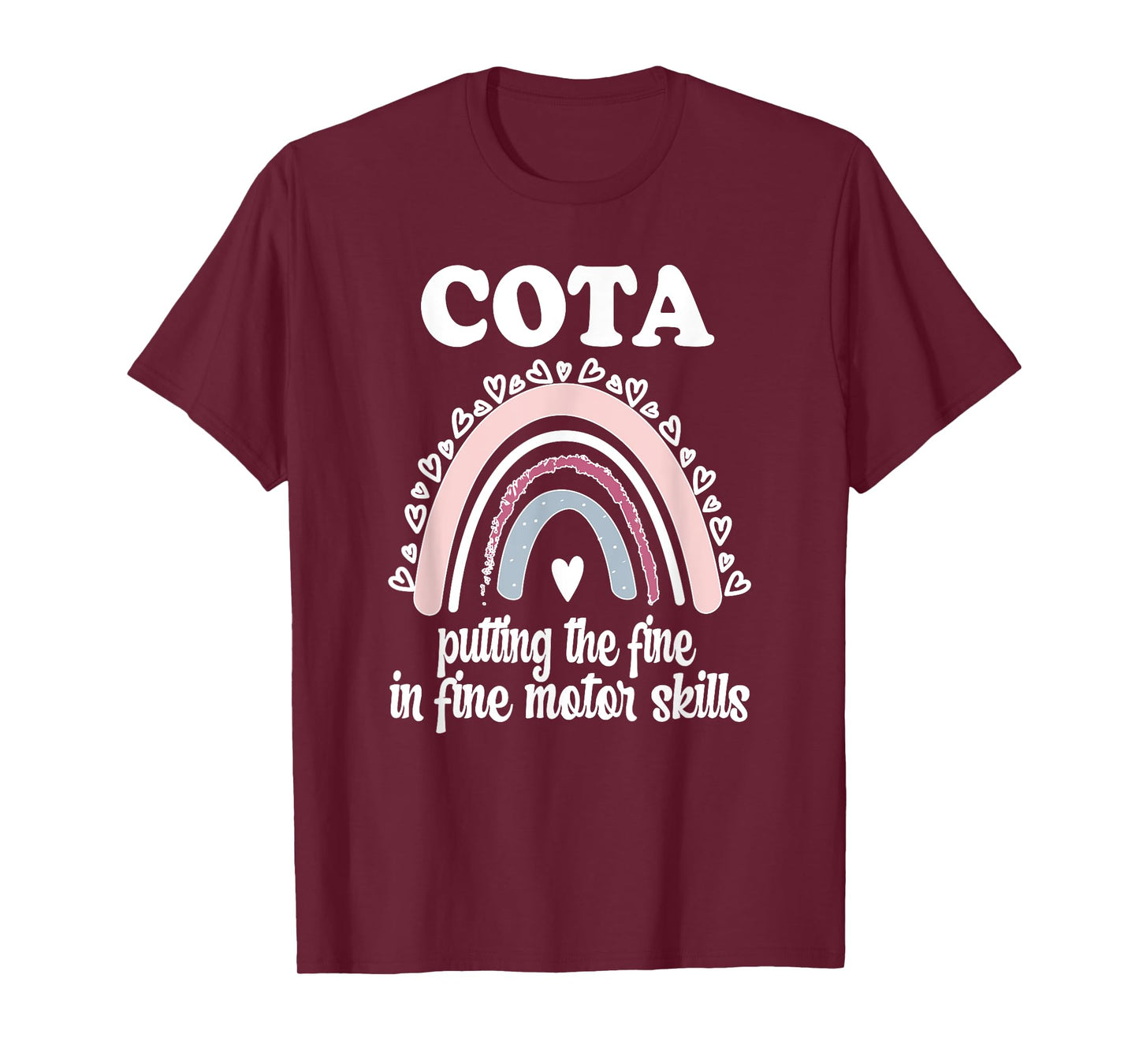 COTA Rainbow Certified Occupational Therapist Assistant T-Shirt