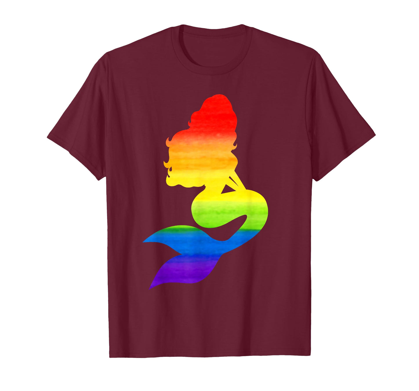 Mermaid Pride Gay Pride Parade Rainbow Mermaid T-Shirt