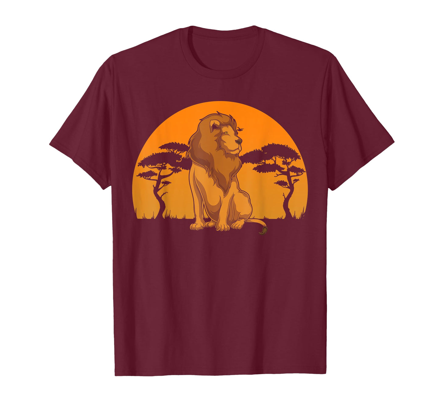 Africa Safari Animal Lover Savannah Animal Zoo Lion T-Shirt