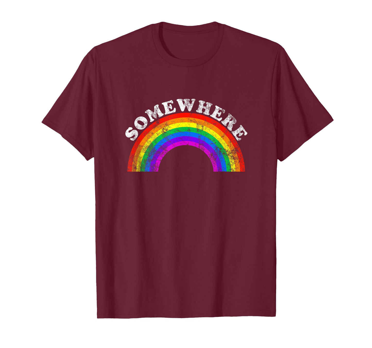Somewhere Over the Rainbow | Vintage Pride T-Shirt T-Shirt
