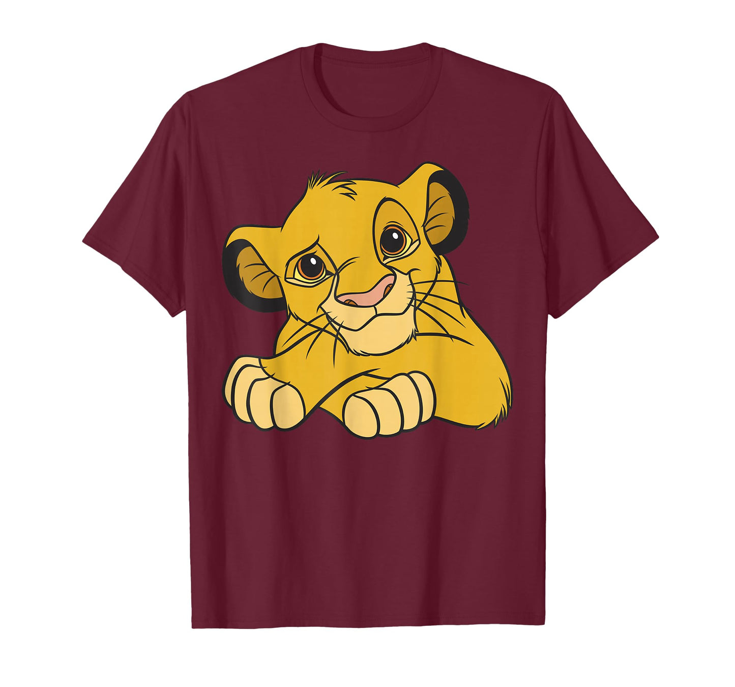Disney Lion King Simba Casual Portrait T-Shirt