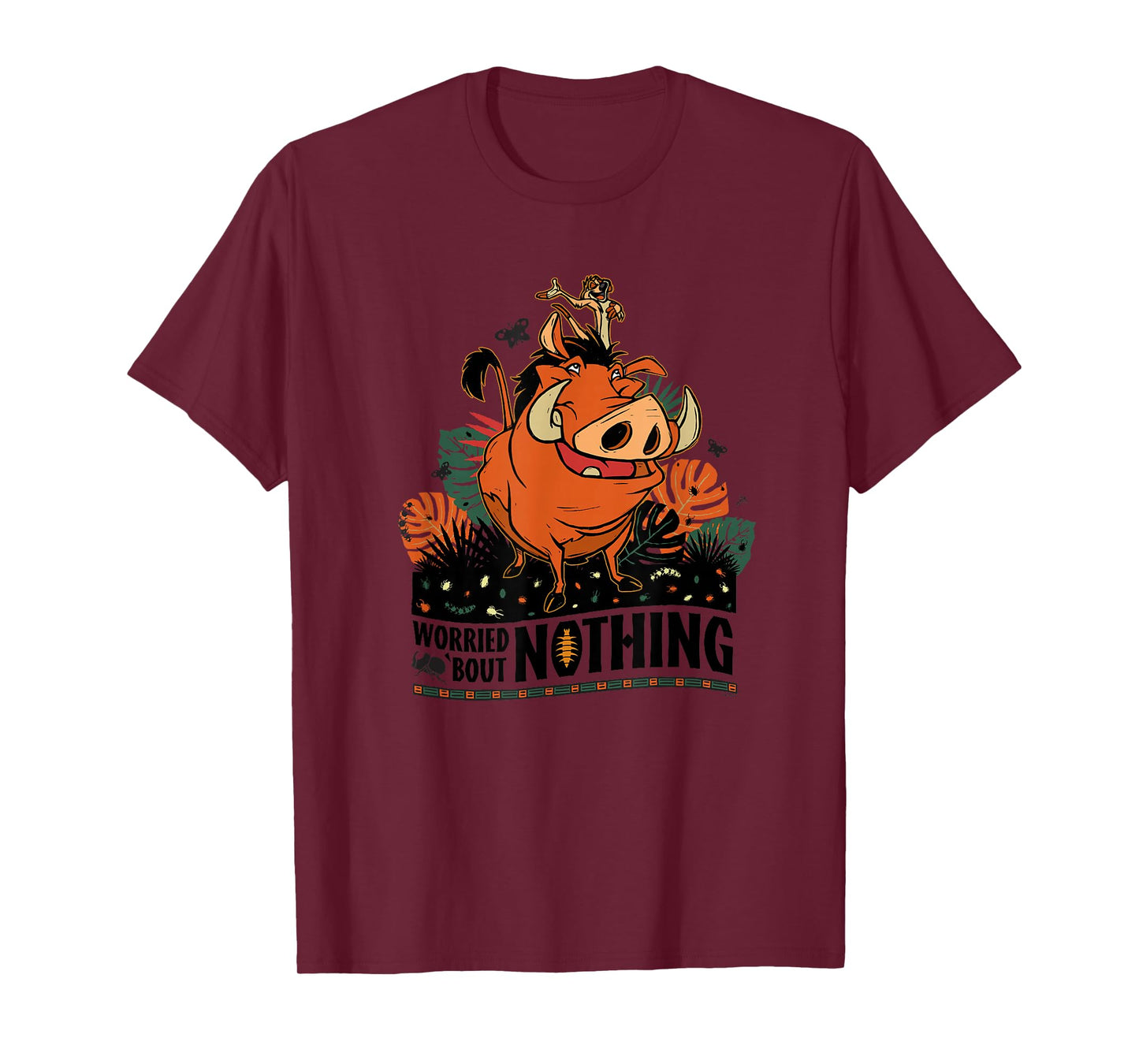 Disney The Lion King 30th Timon Pumbaa Worried ‘Bout Nothing T-Shirt