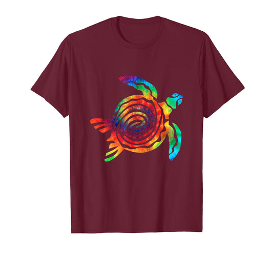 Tie Dye Turtle Ocean Animals Tie Dyed T Shirt T-Shirt