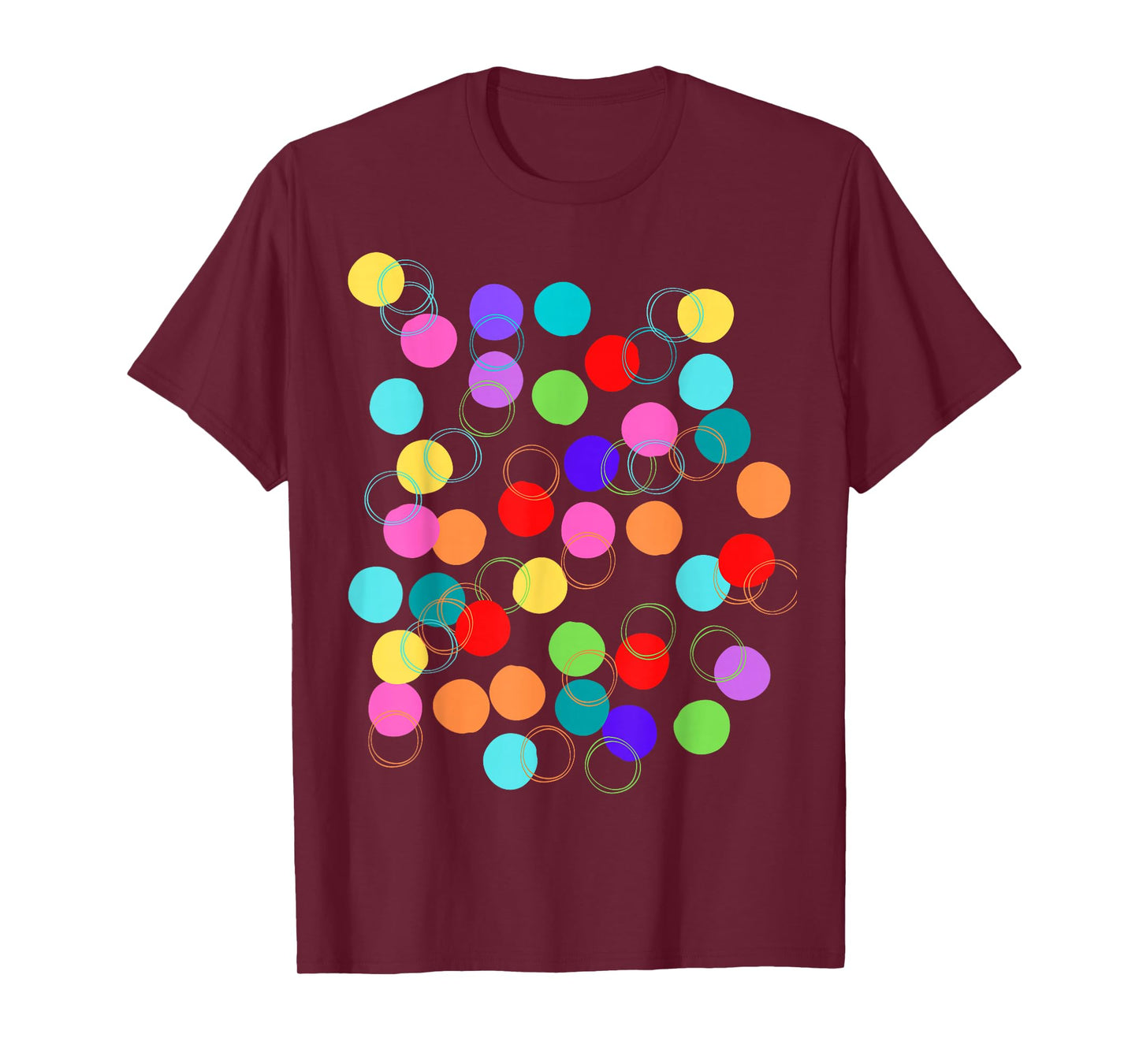 Dot Day Multicolor Rainbow Polka Dot T-Shirt