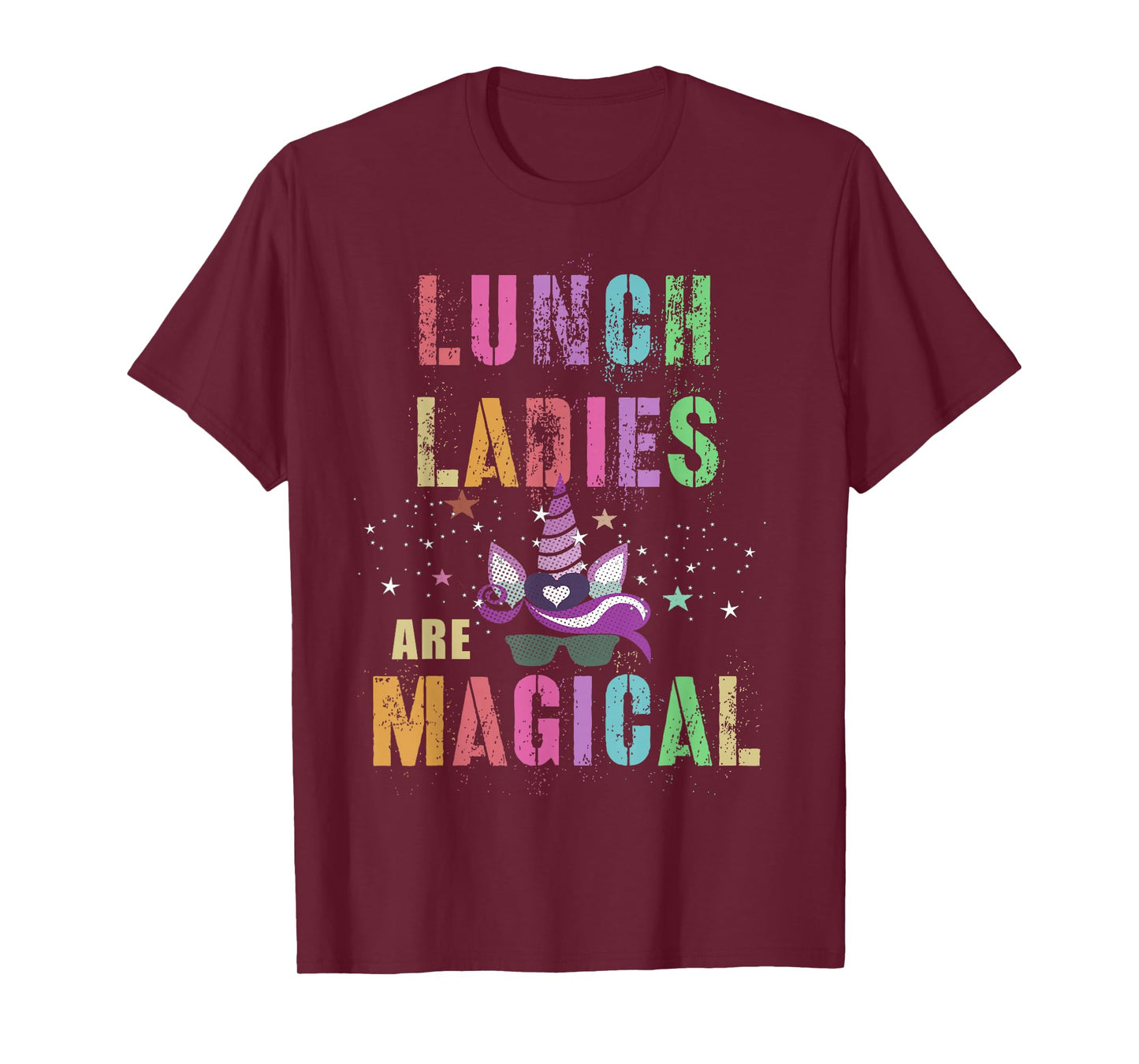 Funny LUNCH LADIES ARE MAGICAL I'm Unicorn School Squad T-Shirt