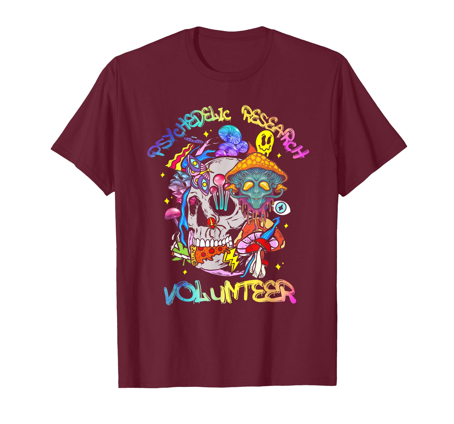 Psychedelic Mushroom Research Volunteer T-Shirt