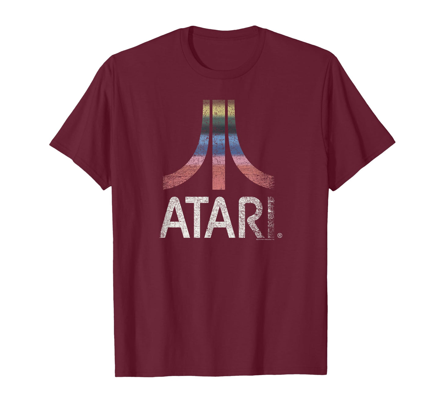 Atari Rainbow Vintage Washed Out Logo T-Shirt