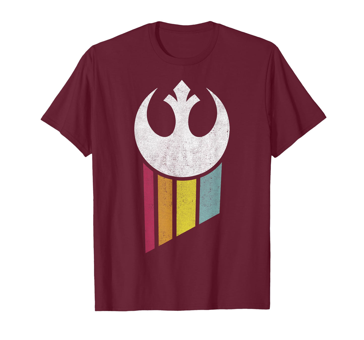Star Wars Rebel Rainbow Logo Graphic T-Shirt T-Shirt
