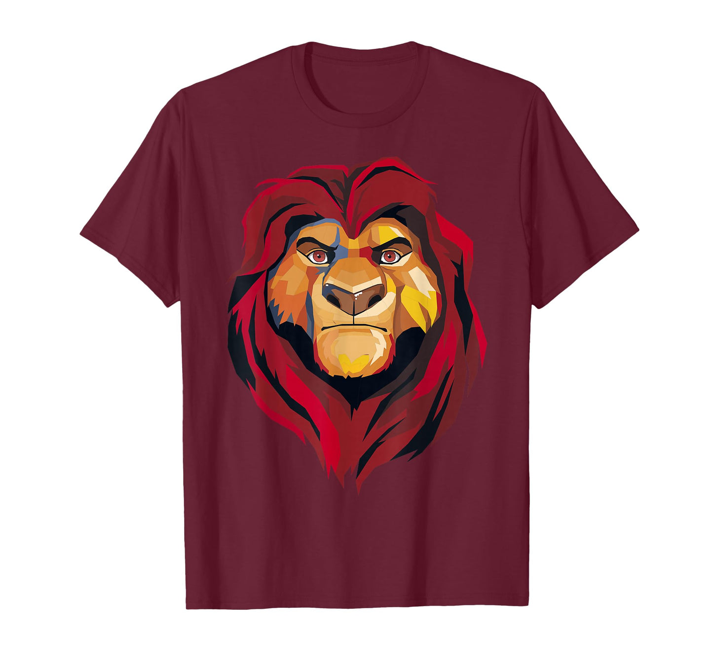 Disney The Lion King Mufasa Artistic Painted Portrait T-Shirt