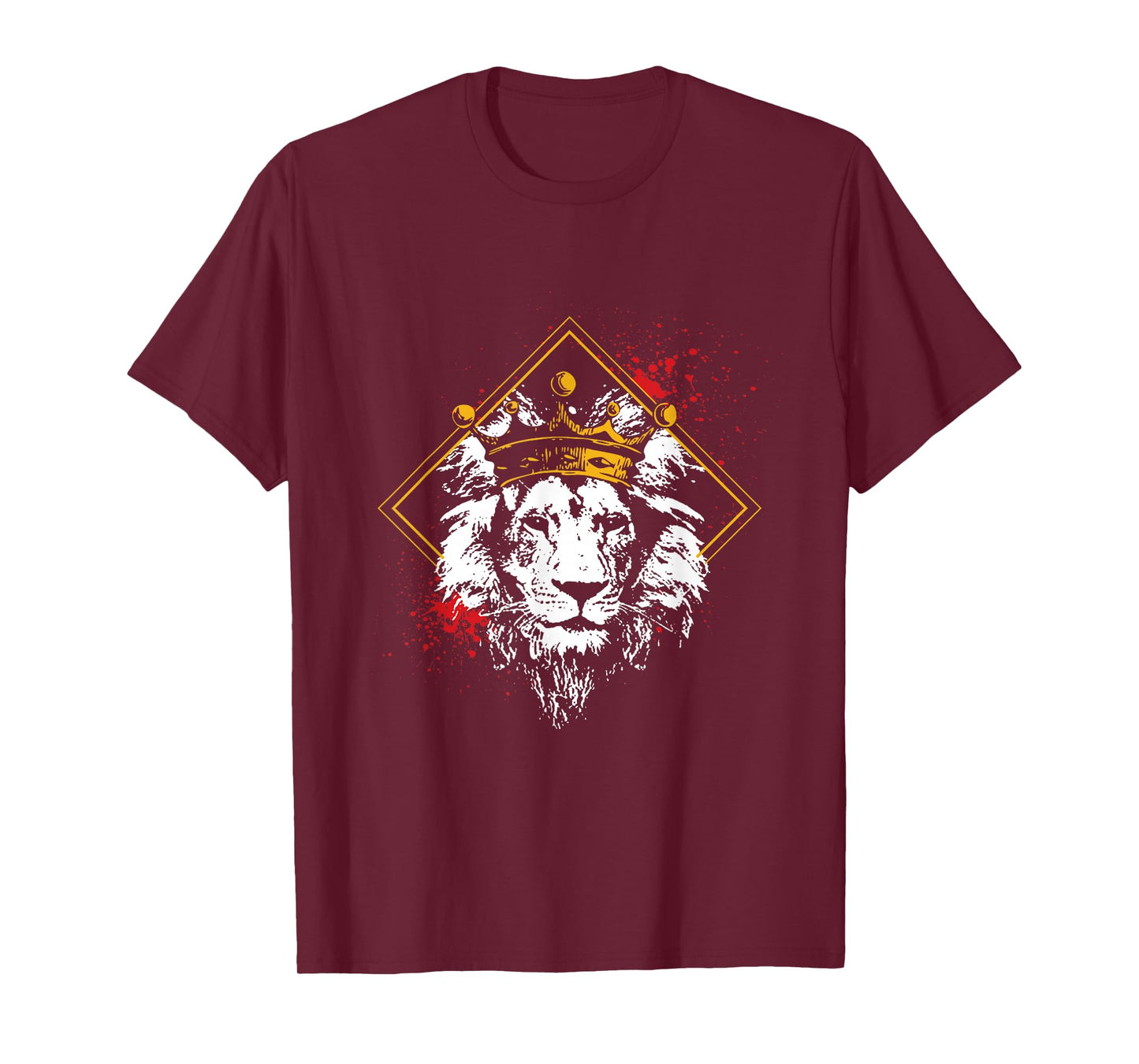 Lion Head Wild Animal Crown King Wilderness Predator Africa T-Shirt